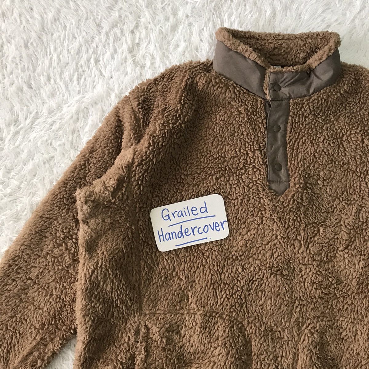 Uniqlo × White Mountaineering Uniqlo x White Mountaineering Oversized Fleece Pullover Size US XL / EU 56 / 4 - 6 Thumbnail