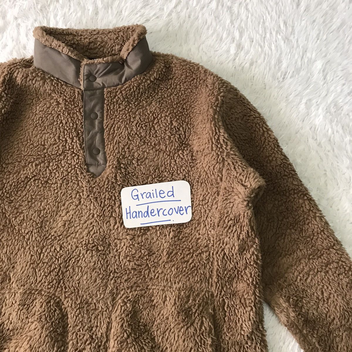 Uniqlo × White Mountaineering Uniqlo x White Mountaineering Oversized Fleece Pullover Size US XL / EU 56 / 4 - 5 Thumbnail