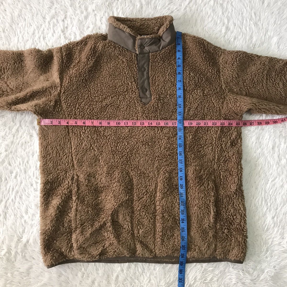 Uniqlo × White Mountaineering Uniqlo x White Mountaineering Oversized Fleece Pullover Size US XL / EU 56 / 4 - 15 Thumbnail