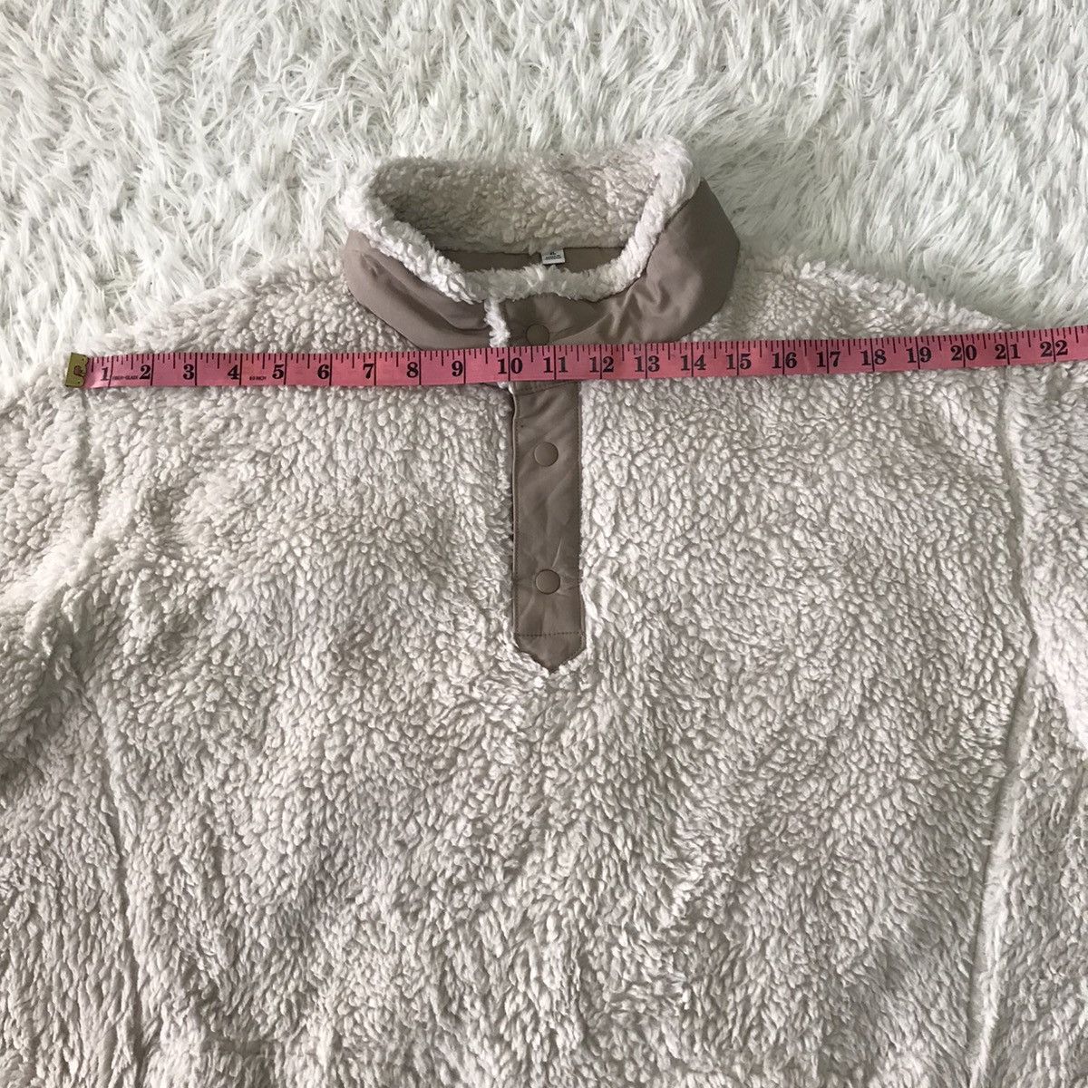 Uniqlo × White Mountaineering White Mountaineering x Uniqlo Fleece Oversized Pullover Size US XL / EU 56 / 4 - 15 Thumbnail