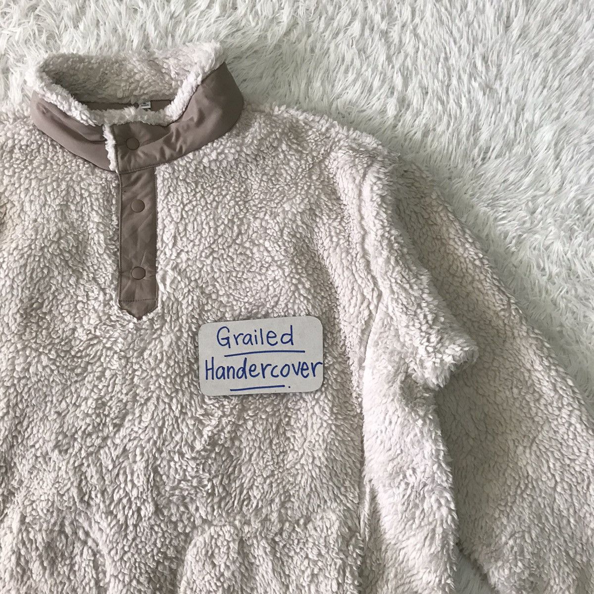 Uniqlo × White Mountaineering White Mountaineering x Uniqlo Fleece Oversized Pullover Size US XL / EU 56 / 4 - 4 Thumbnail