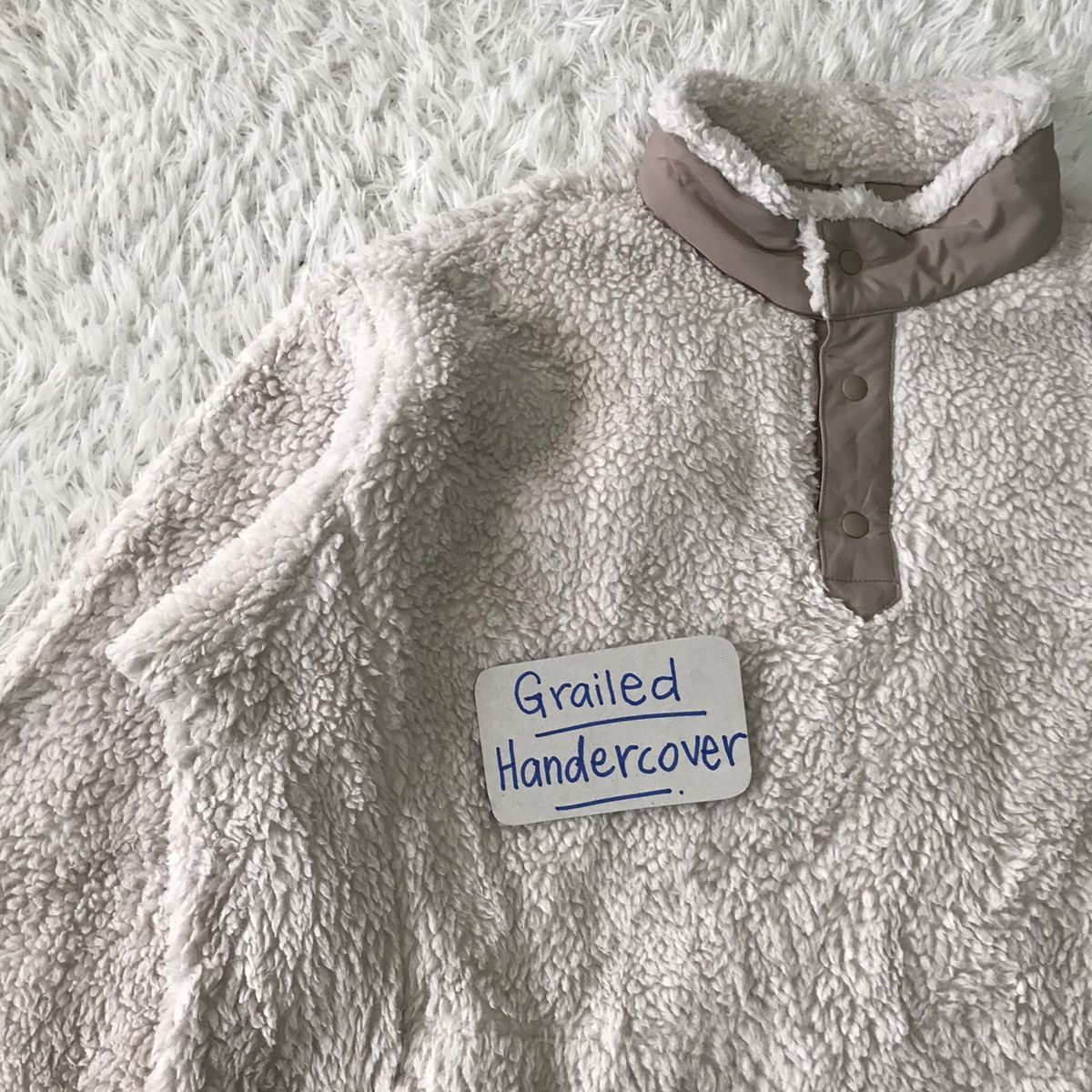 Uniqlo × White Mountaineering White Mountaineering x Uniqlo Fleece Oversized Pullover Size US XL / EU 56 / 4 - 5 Thumbnail
