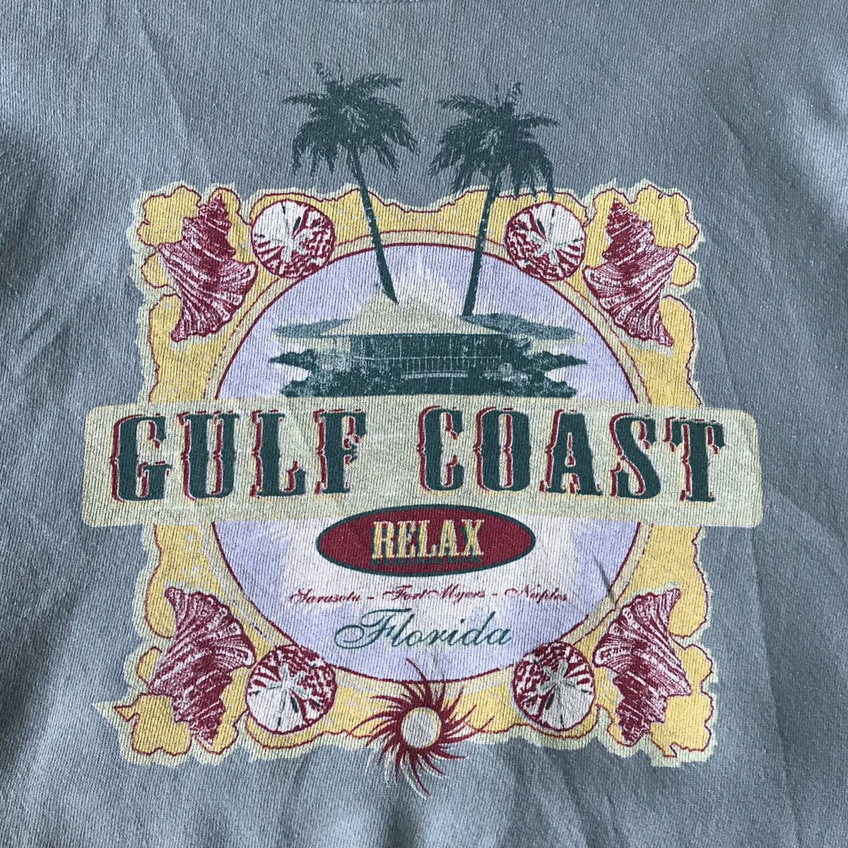 Lee Nice Print Gulf Coast Florida By Lee Sweatshirt Size US XL / EU 56 / 4 - 7 Thumbnail