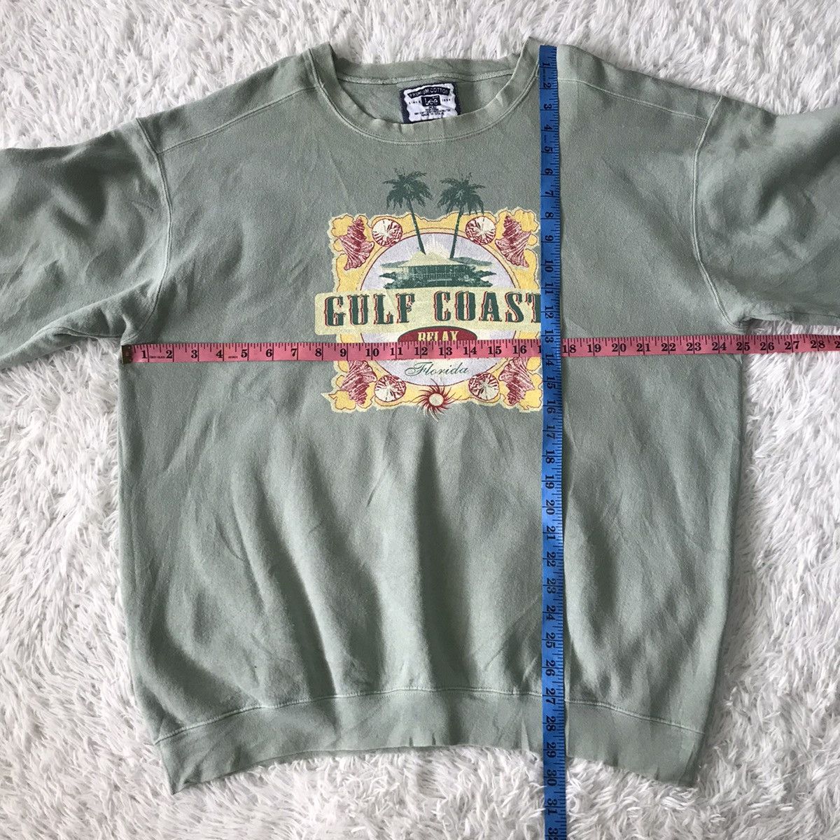 Lee Nice Print Gulf Coast Florida By Lee Sweatshirt Size US XL / EU 56 / 4 - 14 Thumbnail
