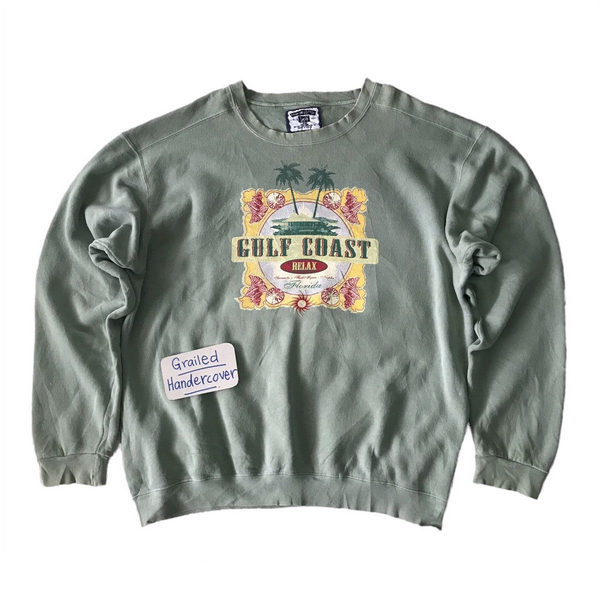 Lee Nice Print Gulf Coast Florida By Lee Sweatshirt Size US XL / EU 56 / 4 - 1 Thumbnail