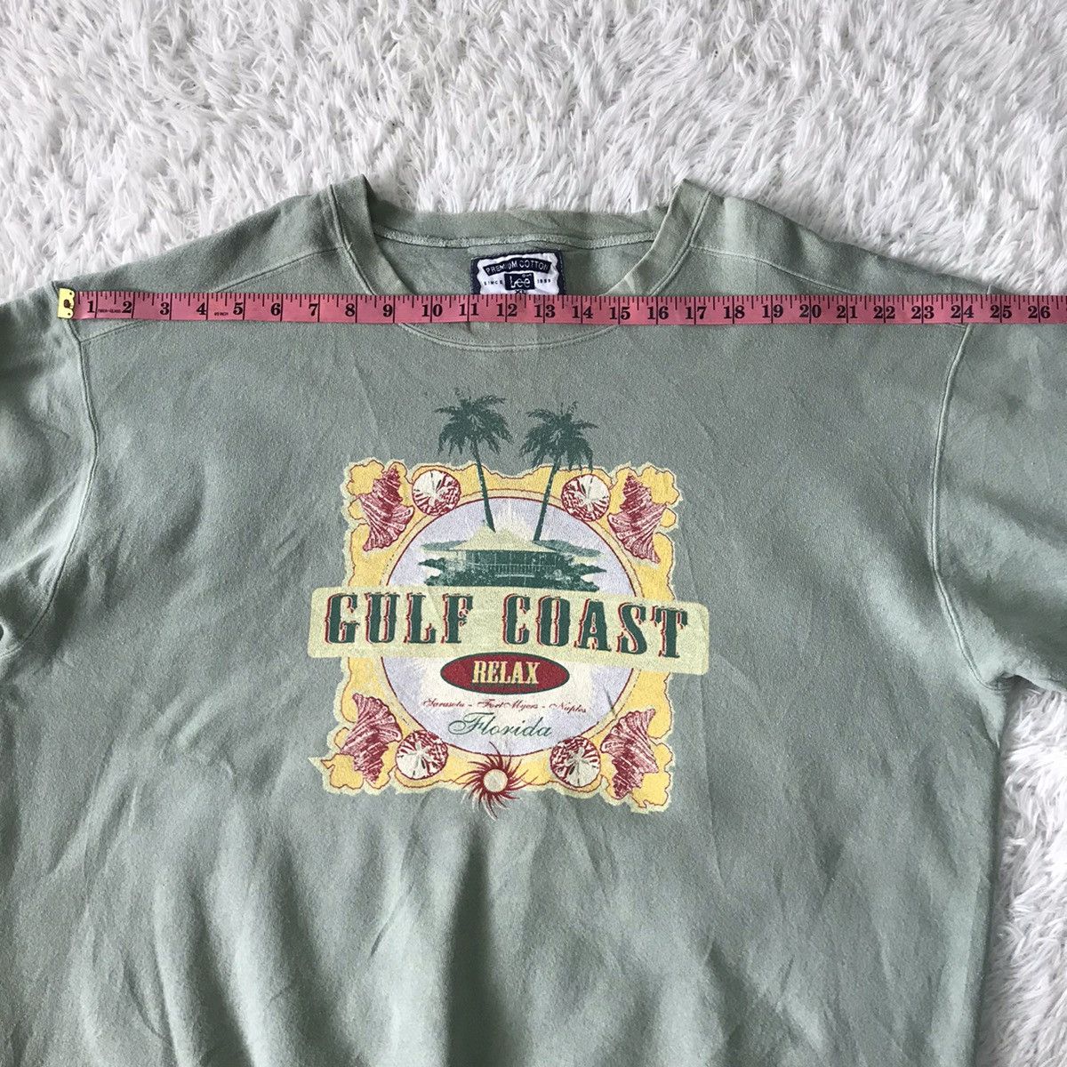 Lee Nice Print Gulf Coast Florida By Lee Sweatshirt Size US XL / EU 56 / 4 - 15 Thumbnail