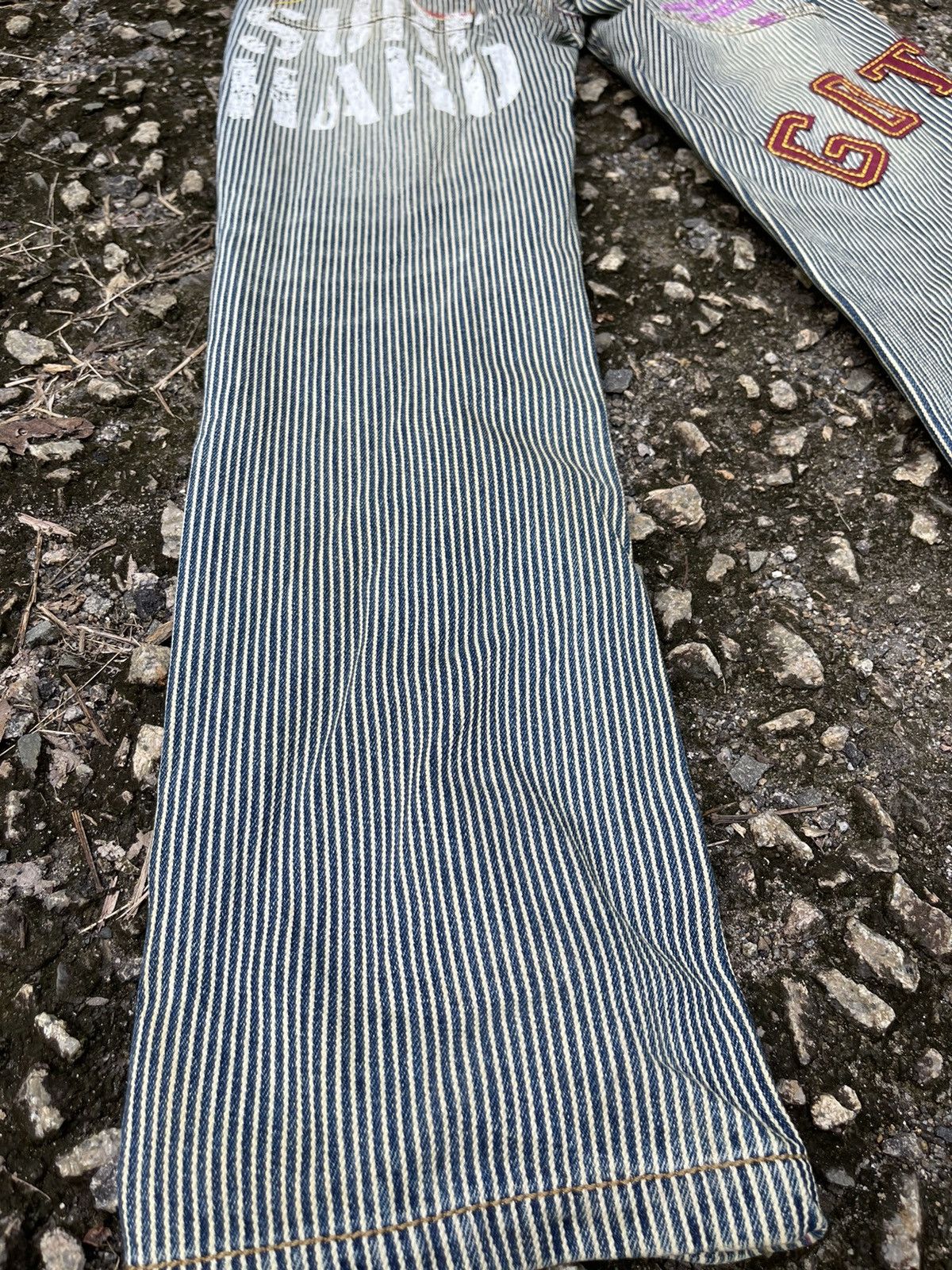 Gotcha × Vintage Vintage HICKORY GOTCHA SURF BRAND DENIM PANT Size US 33 - 13 Thumbnail