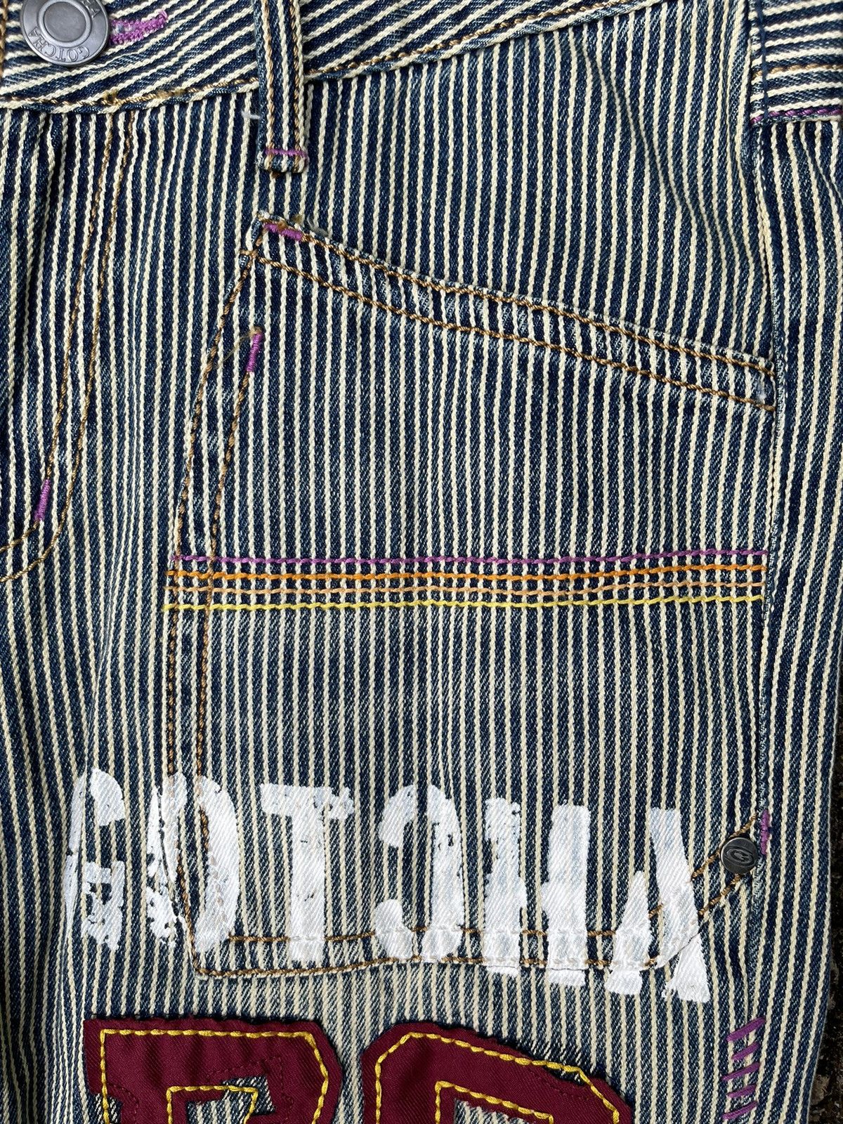 Gotcha × Vintage Vintage HICKORY GOTCHA SURF BRAND DENIM PANT Size US 33 - 5 Thumbnail