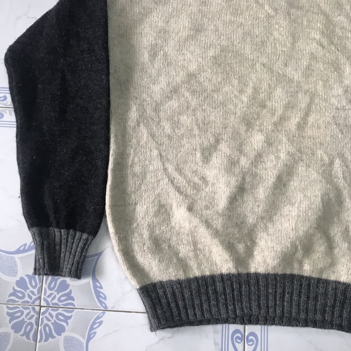 United Colors Of Benetton Pure Shetland New Wool Knitwear Jumper Made in Italy Size US L / EU 52-54 / 3 - 8 Thumbnail