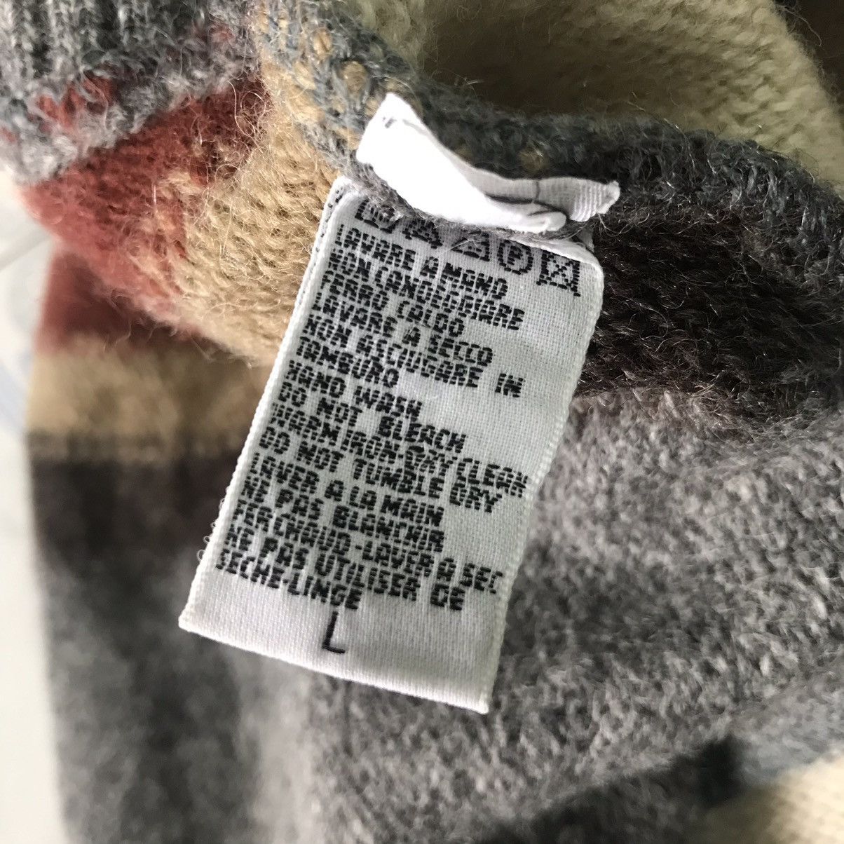 United Colors Of Benetton Pure Shetland New Wool Knitwear Jumper Made in Italy Size US L / EU 52-54 / 3 - 18 Thumbnail