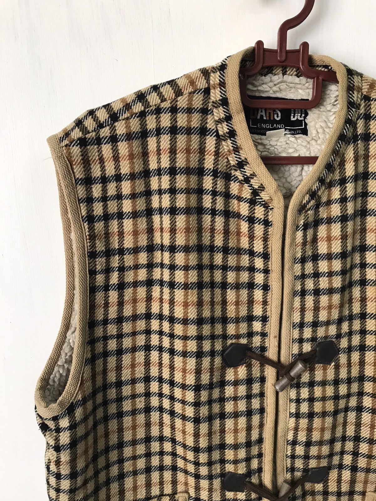 DAKS Daks England Vest Fleece Sherpa Size US L / EU 52-54 / 3 - 3 Thumbnail