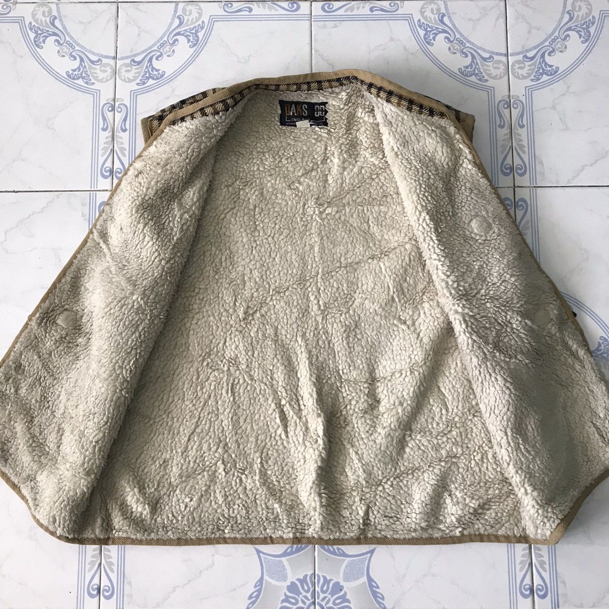 DAKS Daks England Vest Fleece Sherpa Size US L / EU 52-54 / 3 - 15 Thumbnail