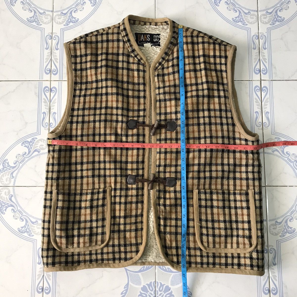 DAKS Daks England Vest Fleece Sherpa Size US L / EU 52-54 / 3 - 12 Thumbnail