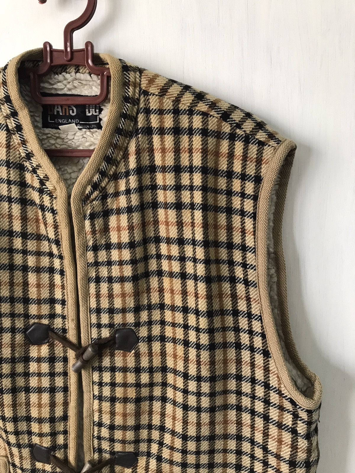 DAKS Daks England Vest Fleece Sherpa Size US L / EU 52-54 / 3 - 4 Thumbnail