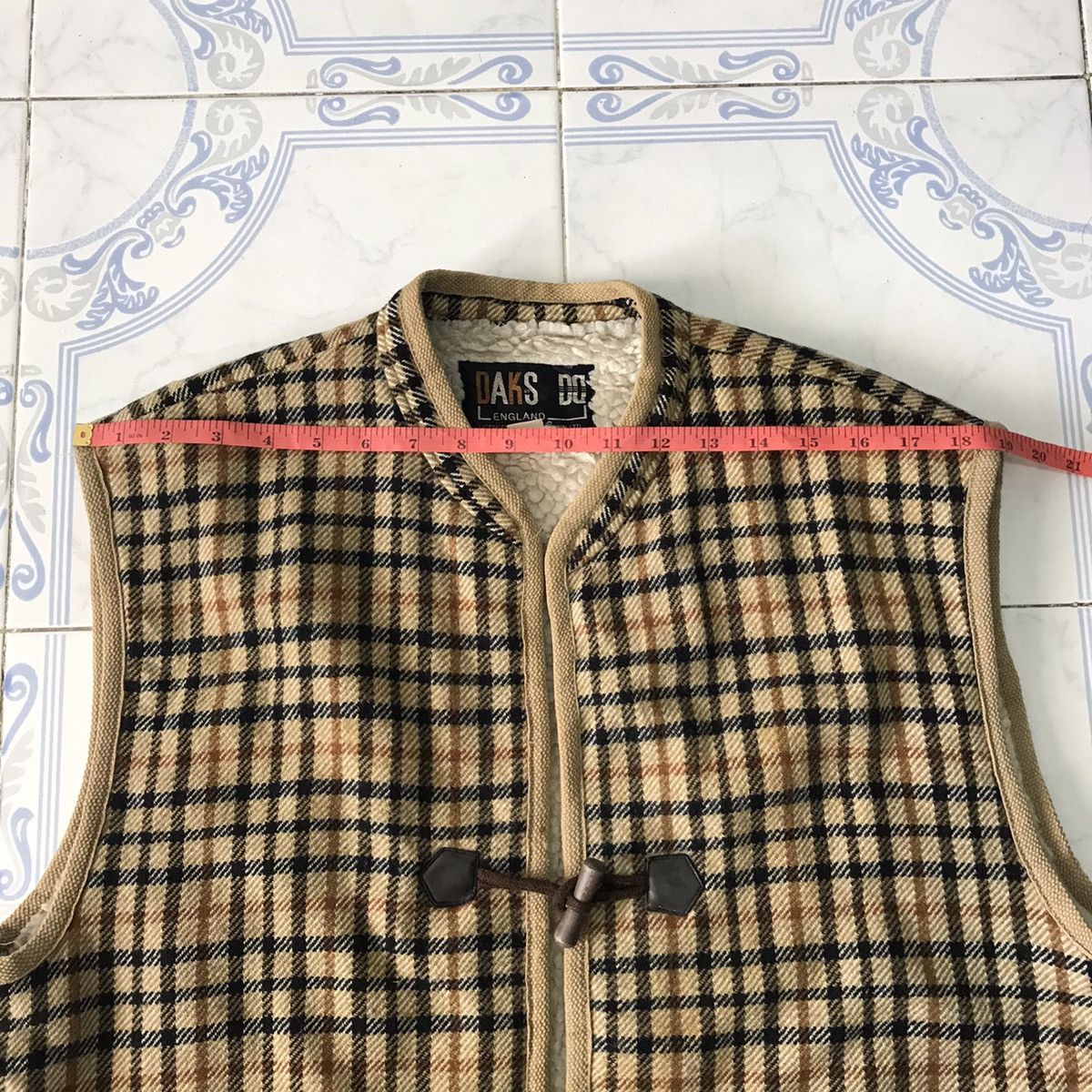 DAKS Daks England Vest Fleece Sherpa Size US L / EU 52-54 / 3 - 13 Thumbnail
