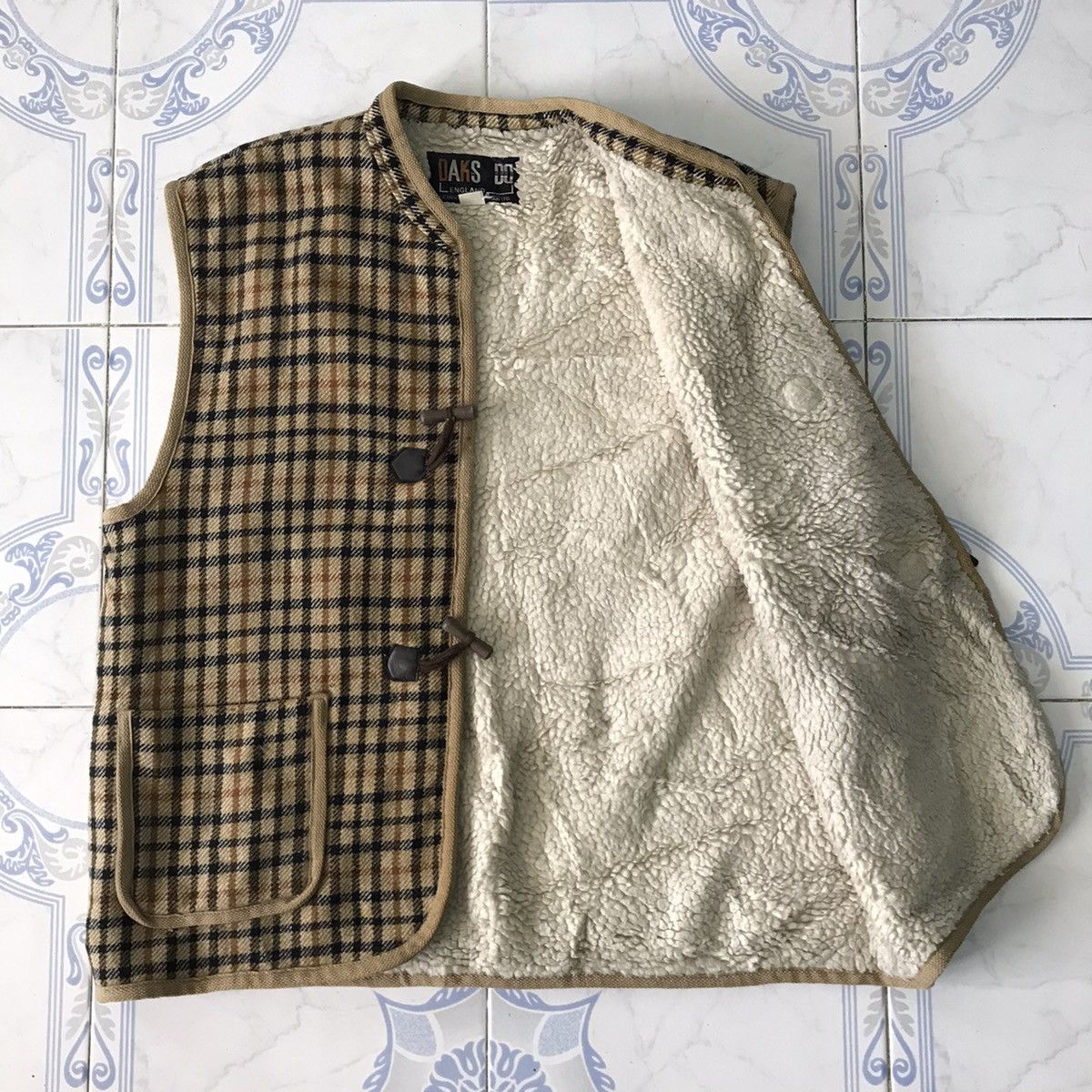 DAKS Daks England Vest Fleece Sherpa Size US L / EU 52-54 / 3 - 14 Thumbnail