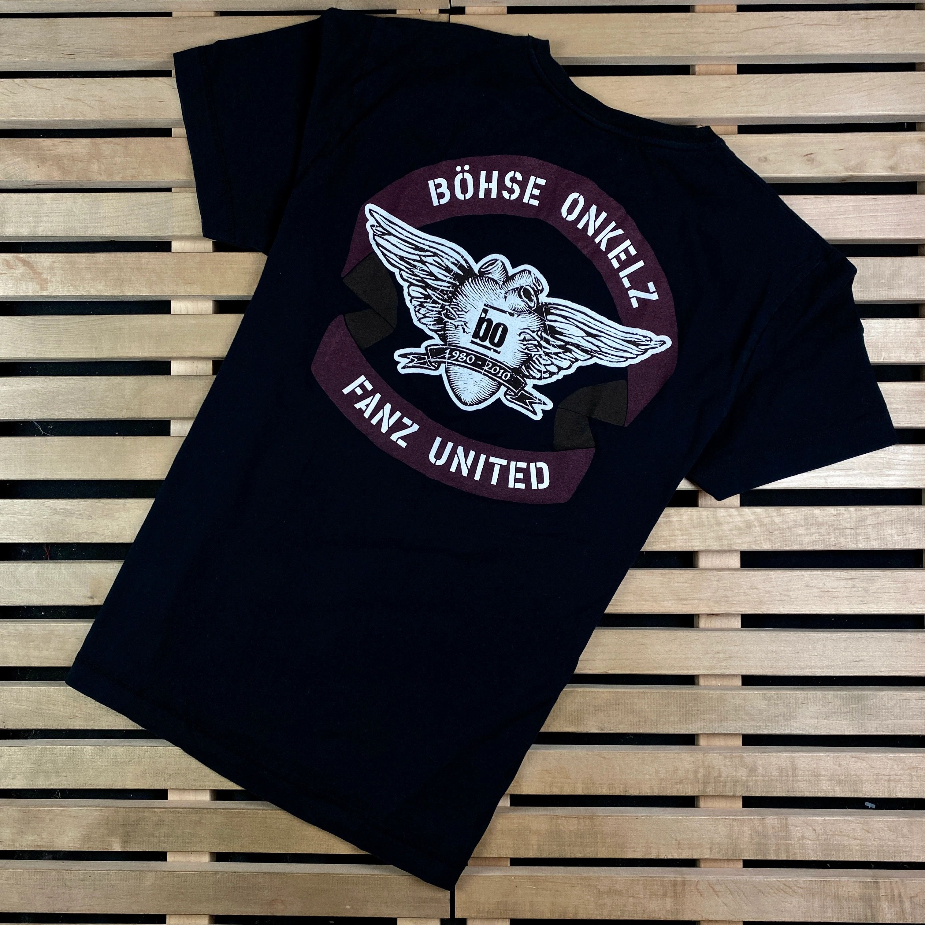 Band Tees Mens Vintage T Shirt Bohse Onkelz Fanz United Size XL Size US XL / EU 56 / 4 - 5 Thumbnail