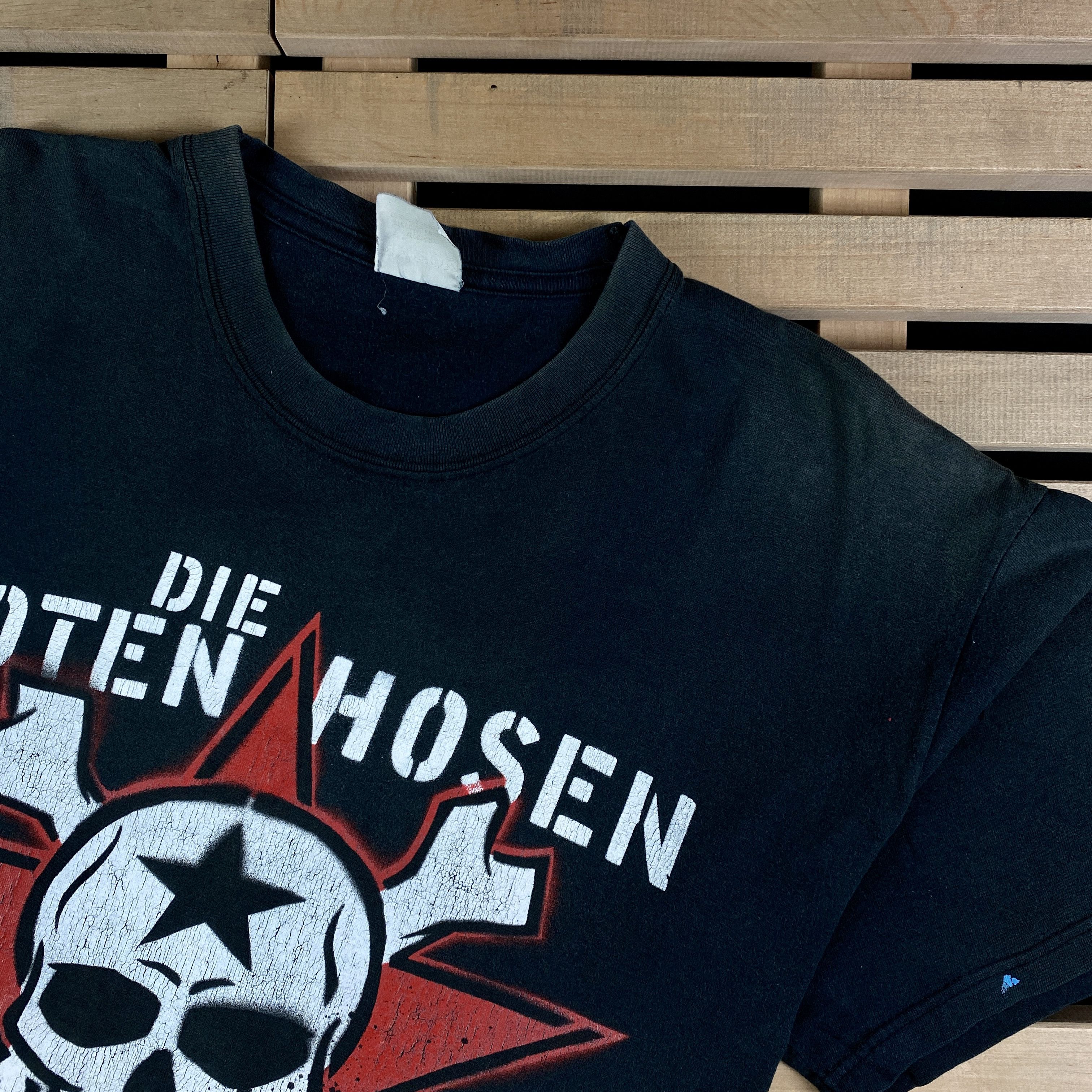 Band Tees × Vintage Mens Vintage T Shirt Die Toten Hosen Size XL Size US XL / EU 56 / 4 - 2 Thumbnail