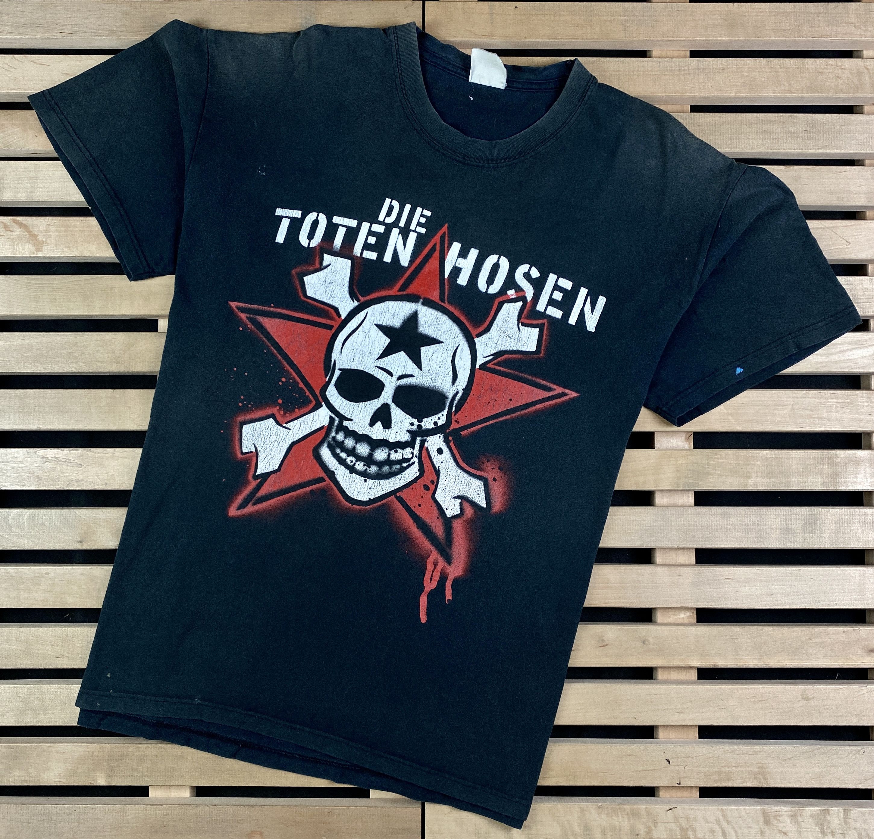 Band Tees × Vintage Mens Vintage T Shirt Die Toten Hosen Size XL Size US XL / EU 56 / 4 - 1 Thumbnail