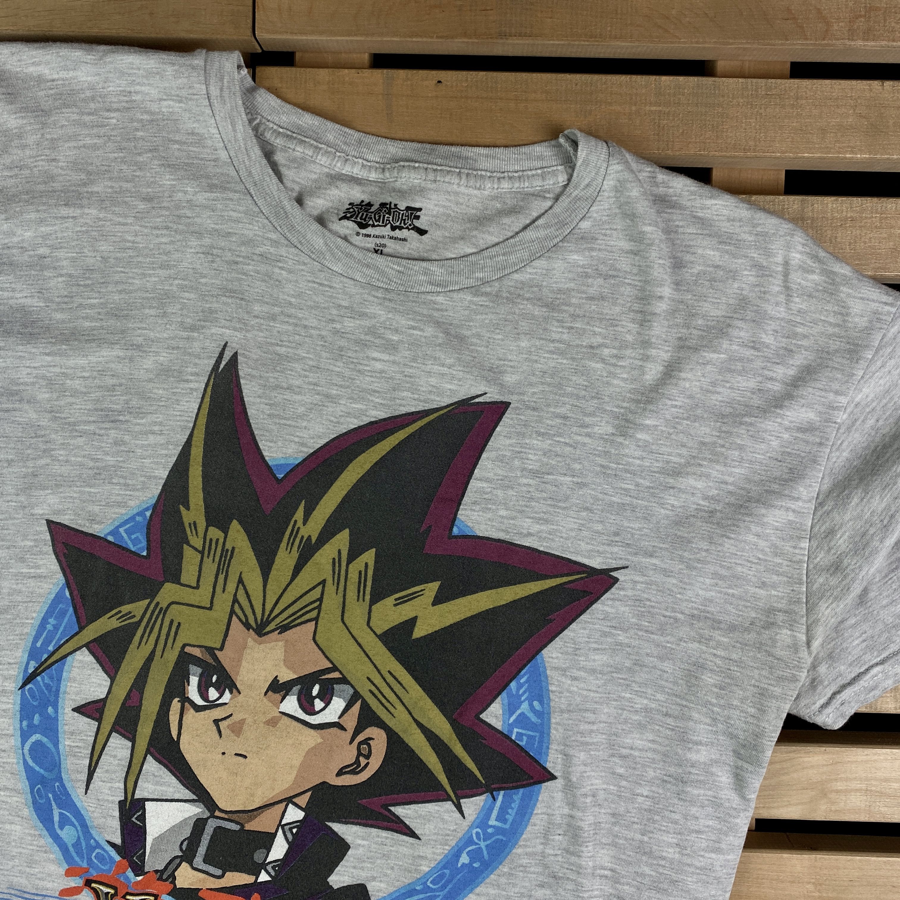 Anime × Cartoon Network × Vintage Mens Vintage T Shirt Yu Gi Oh Anime Size XL Size US XL / EU 56 / 4 - 2 Thumbnail