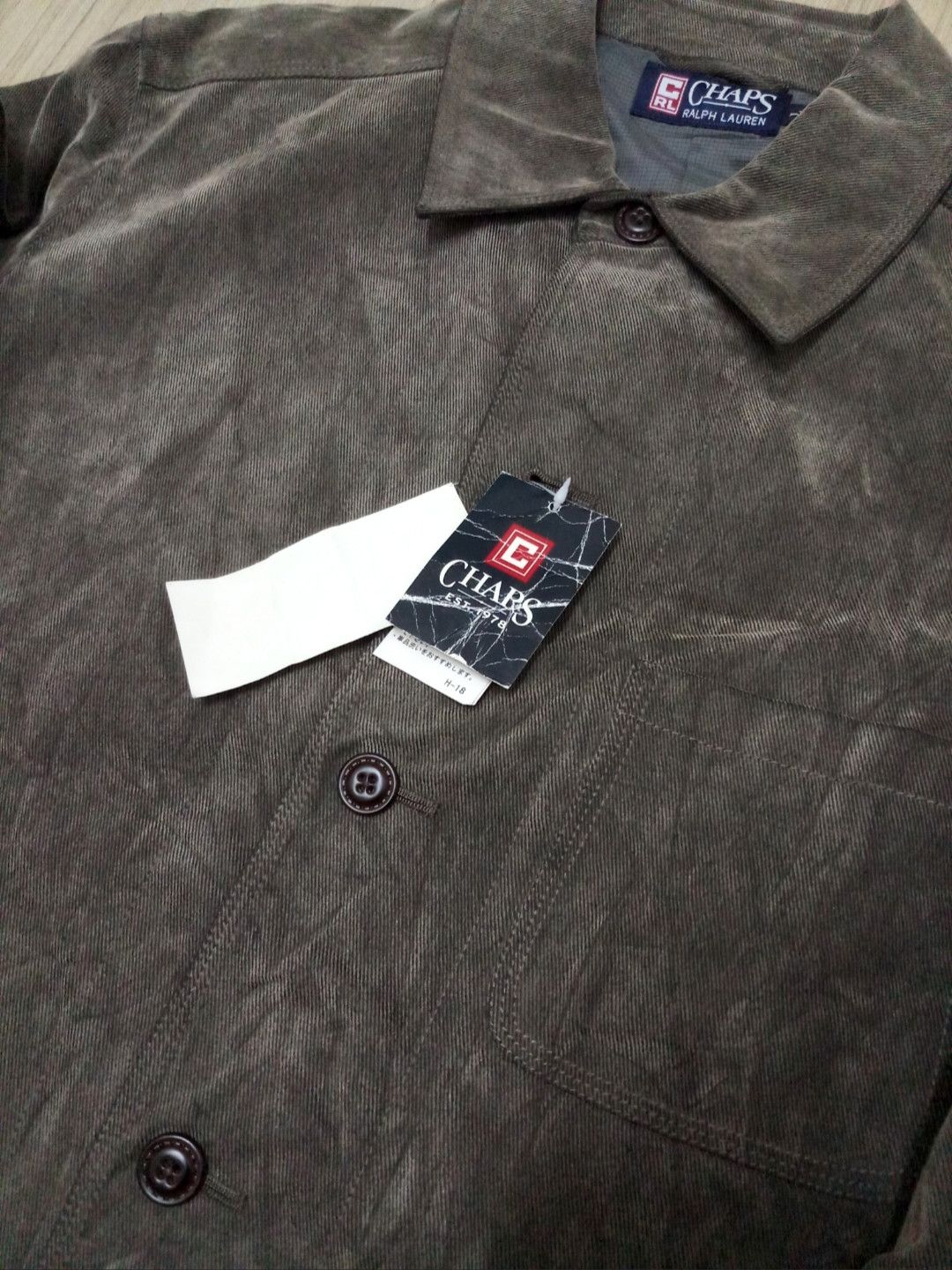 Chaps Ralph Lauren NOS CHAPS RL CORDUROY CHORE JACKET Size US L / EU 52-54 / 3 - 1 Thumbnail
