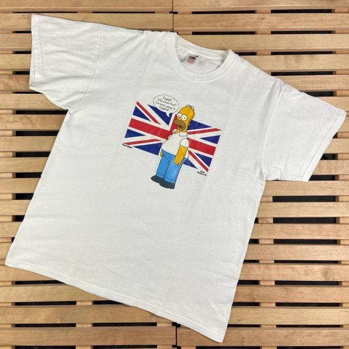 Band Tees Mens Vintage T Shirt Homer Simpsons 2005 Fox Size XL Size US XL / EU 56 / 4 - 1 Thumbnail