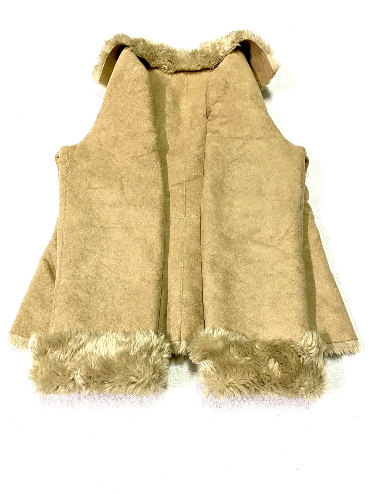 Japanese Brand Untitled Faux Fur Jacket Size XXS / US 00 / IT 34 - 6 Thumbnail