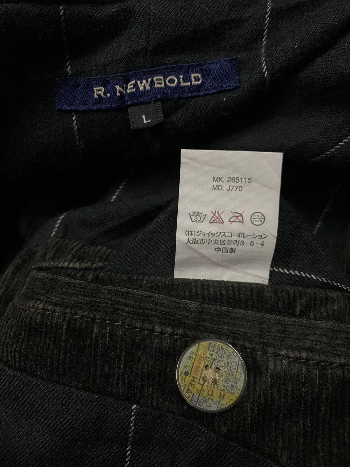 R.Newbold R.Newbold by Paul Smith Corduroy Jacket Size US M / EU 48-50 / 2 - 15 Thumbnail