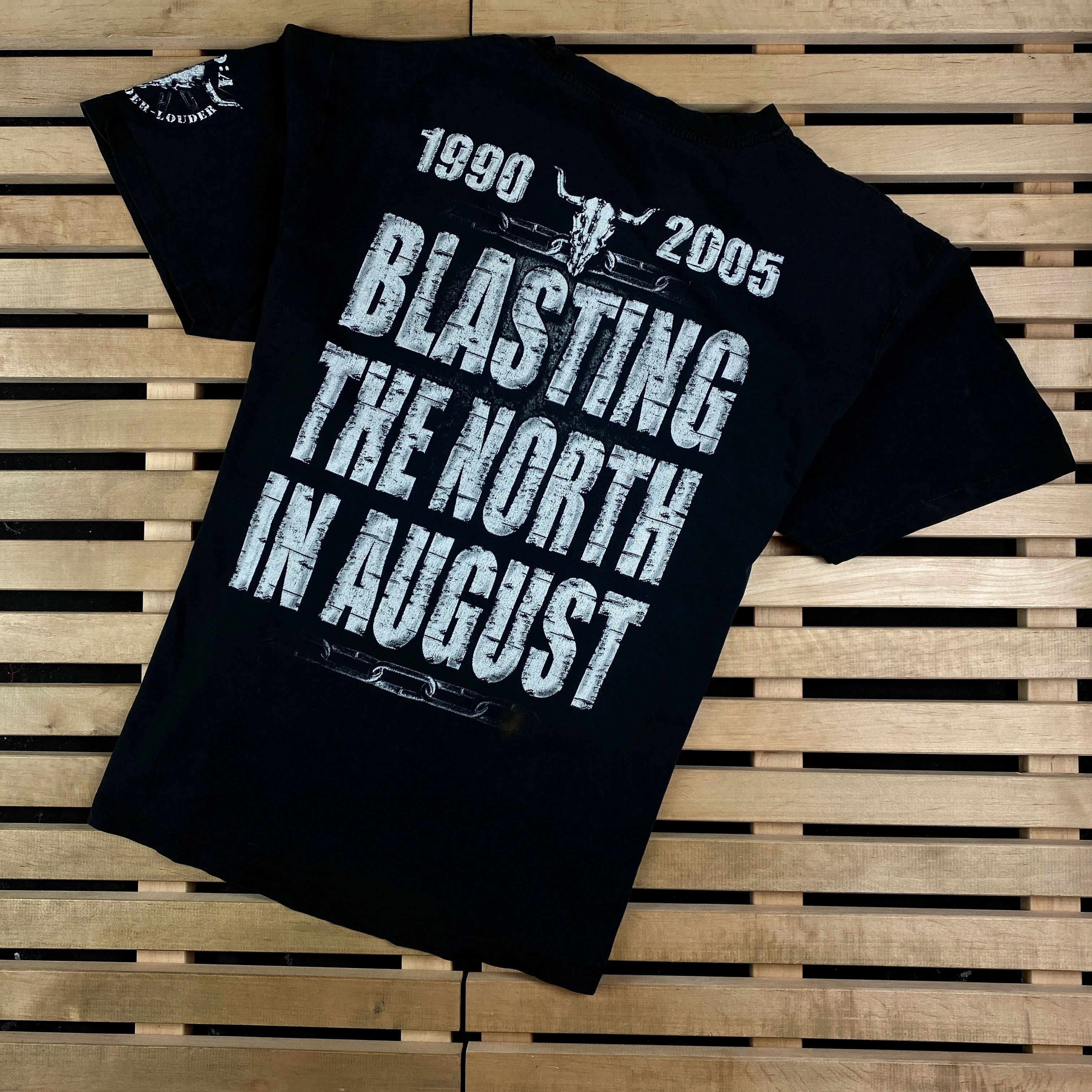 Band Tees Mens Vintage T Shirt Wacken 2005 Size XL Size US XL / EU 56 / 4 - 7 Thumbnail