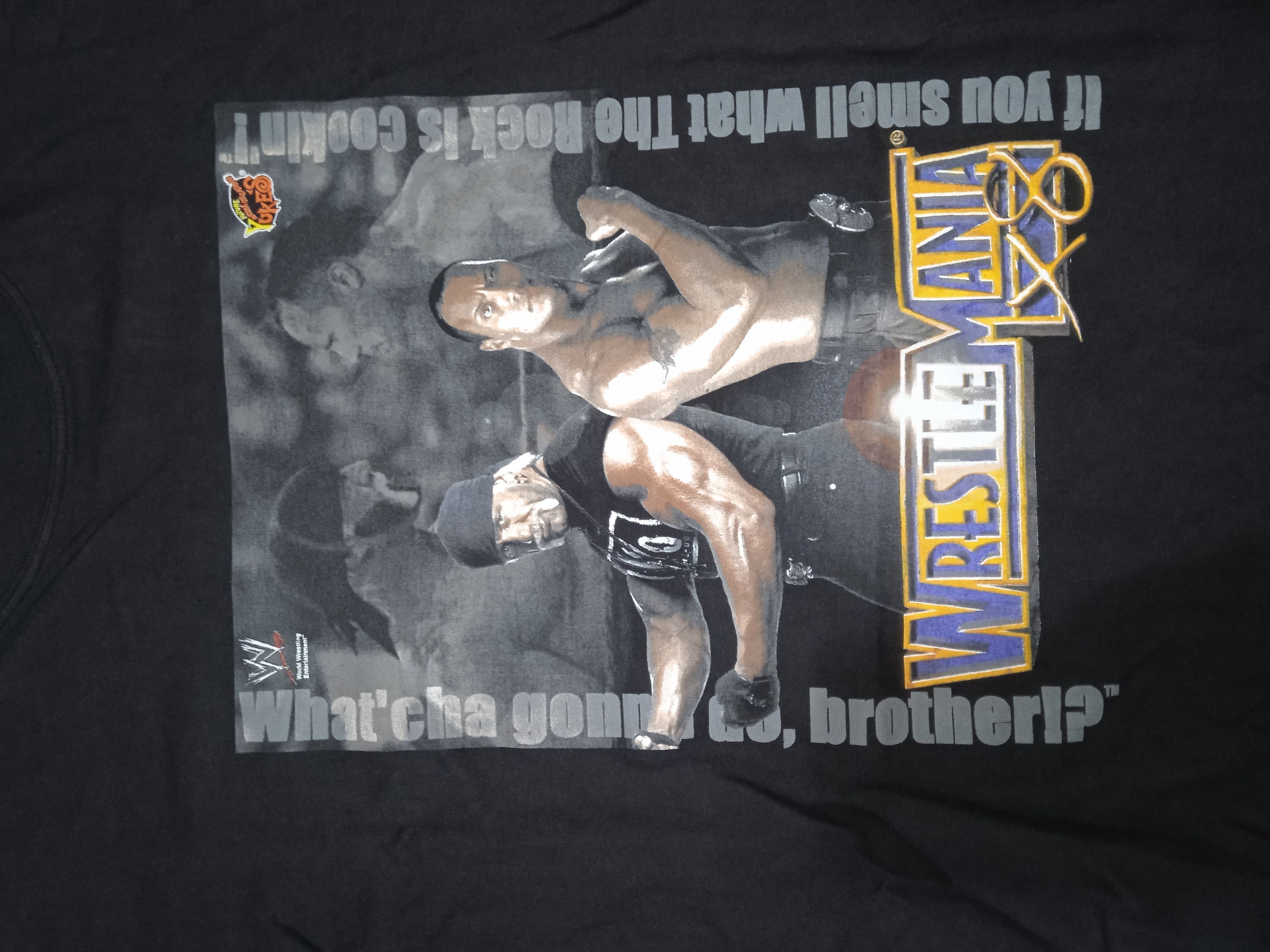 Vintage 00s WWF Wrestlemania X8 Rock Vs Hogan