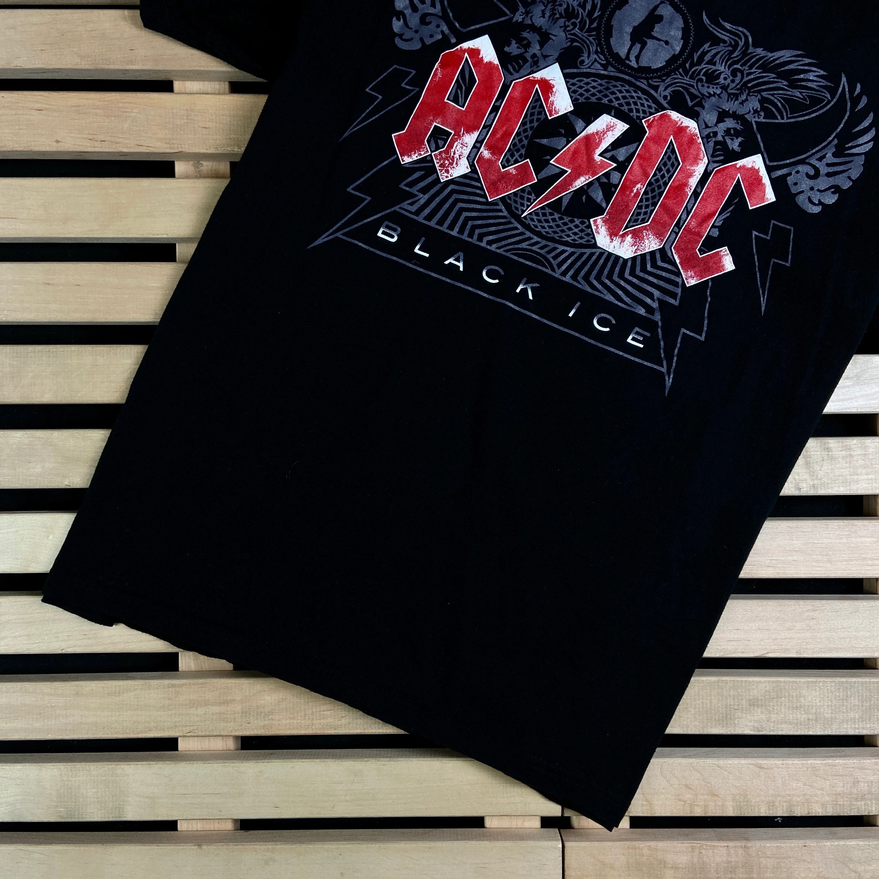 AC/DC Mens Vintage T Shirt ACDC AC/DC Black Ice Size XL Size US XL / EU 56 / 4 - 3 Thumbnail