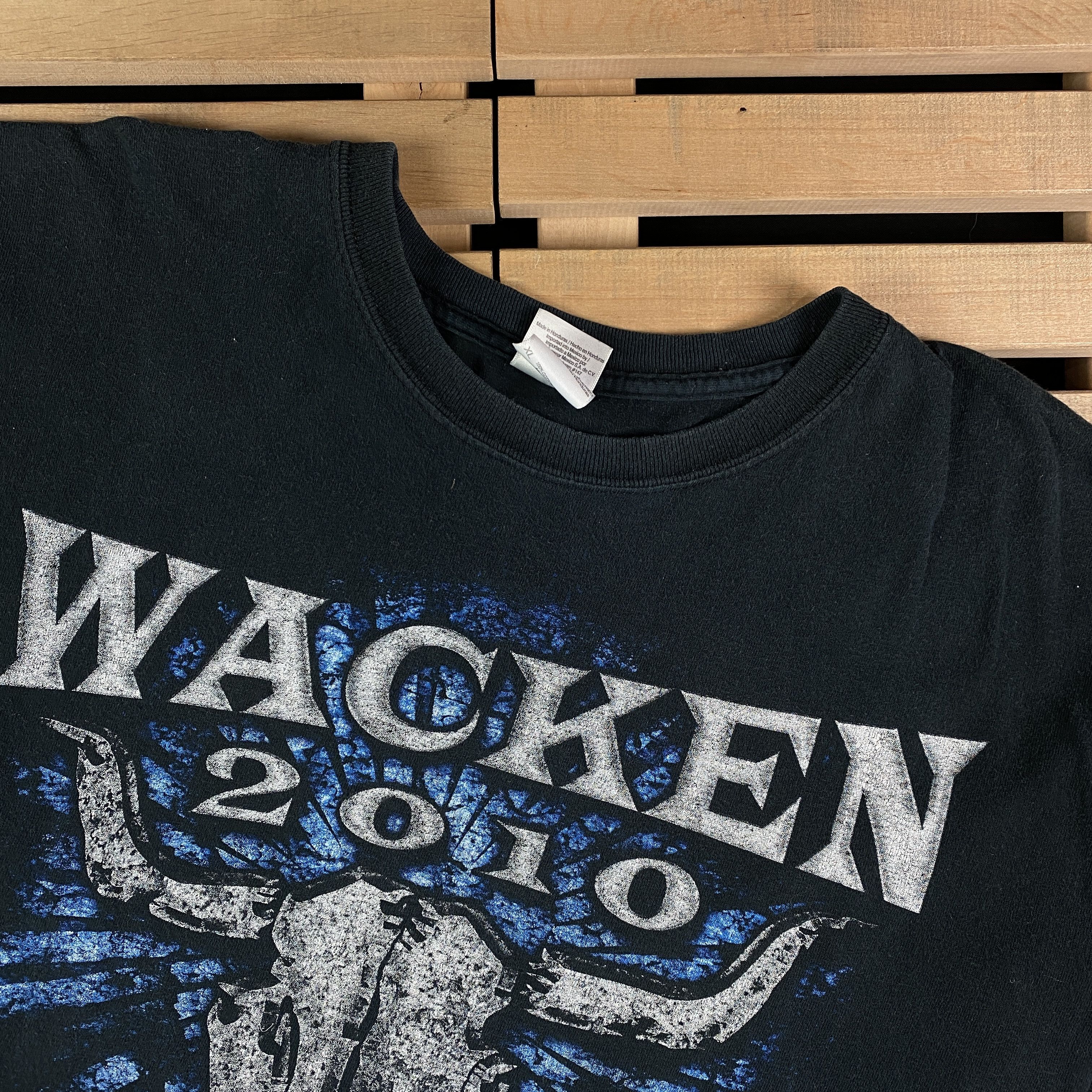 Band Tees Mens Vintage T Shirt Wacken 2010 Size XL Size US XL / EU 56 / 4 - 4 Thumbnail