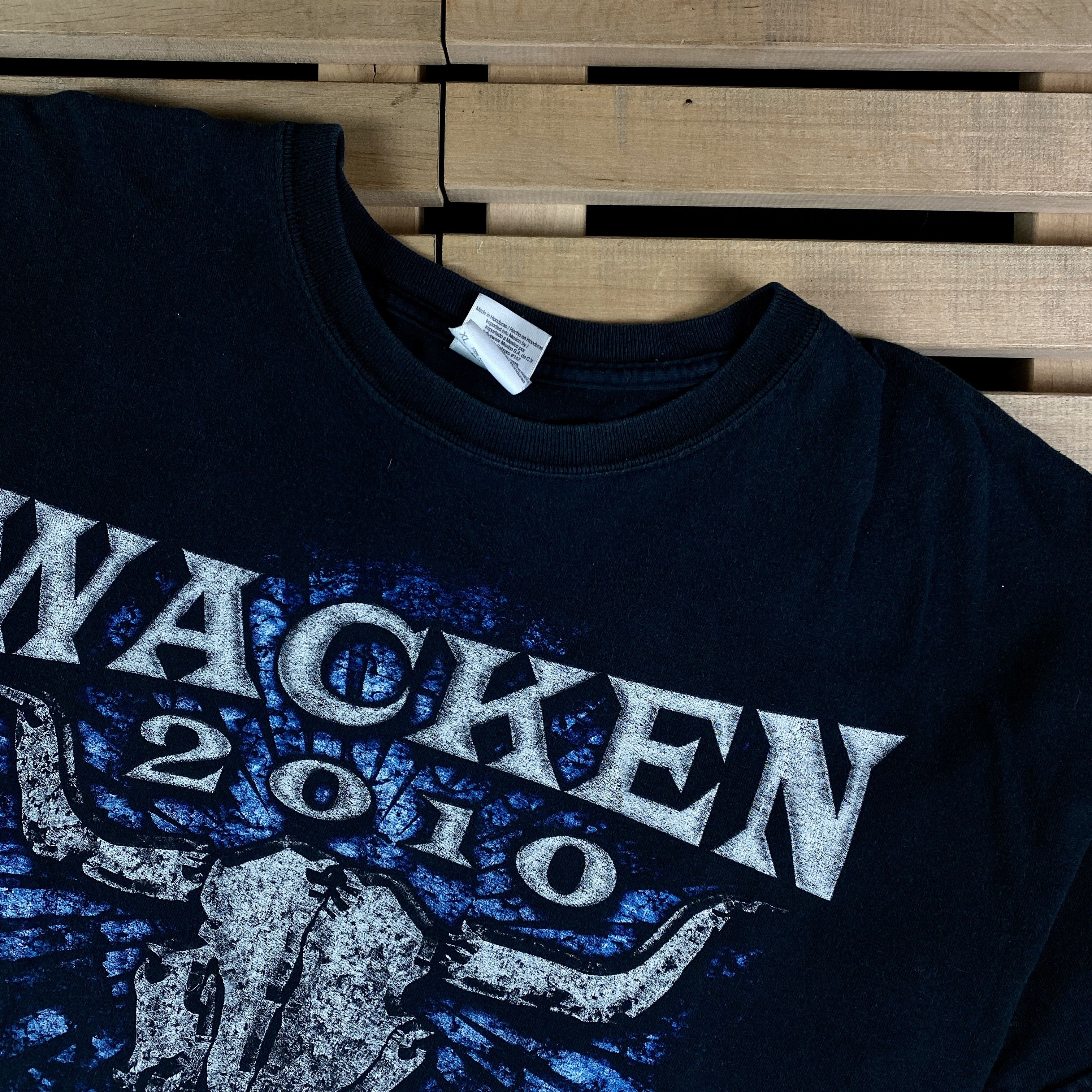 Band Tees Mens Vintage T Shirt Wacken 2010 Size XL Size US XL / EU 56 / 4 - 2 Thumbnail