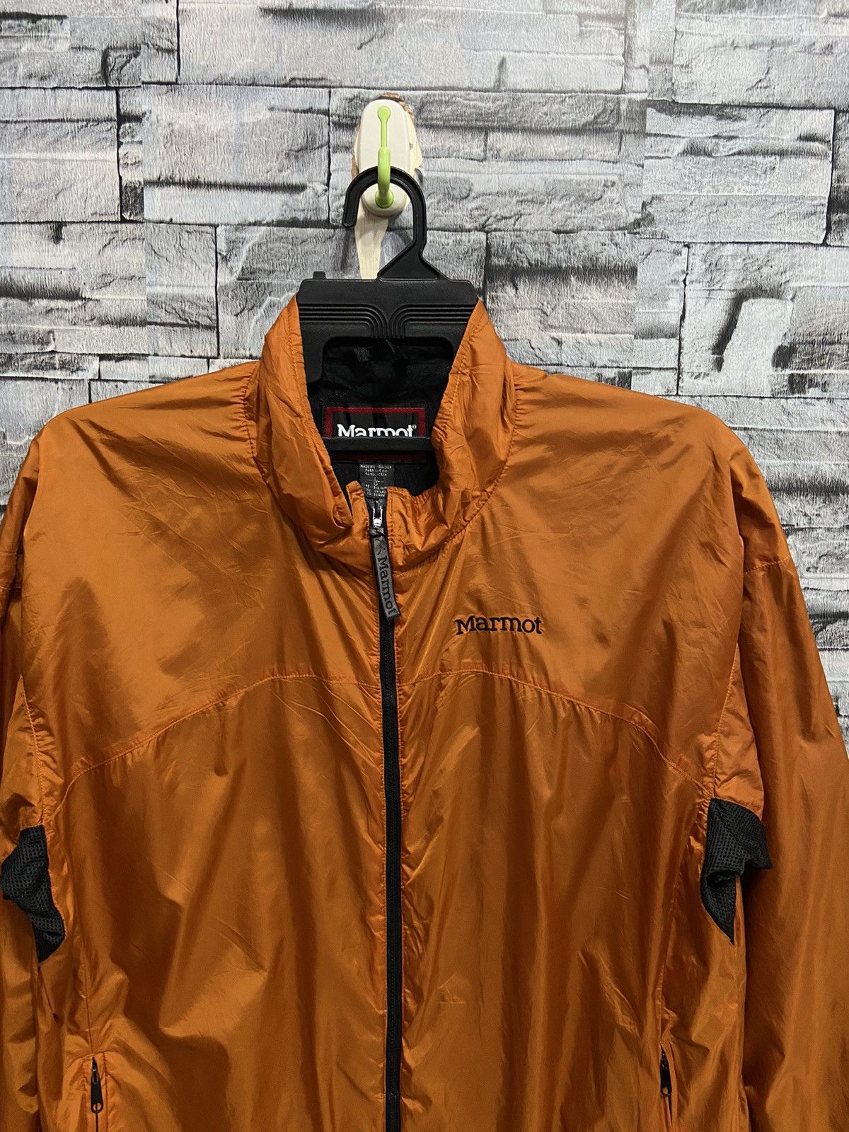 Marmot Marmot Jacket windbreaker spell out embroidered Size US L / EU 52-54 / 3 - 2 Thumbnail