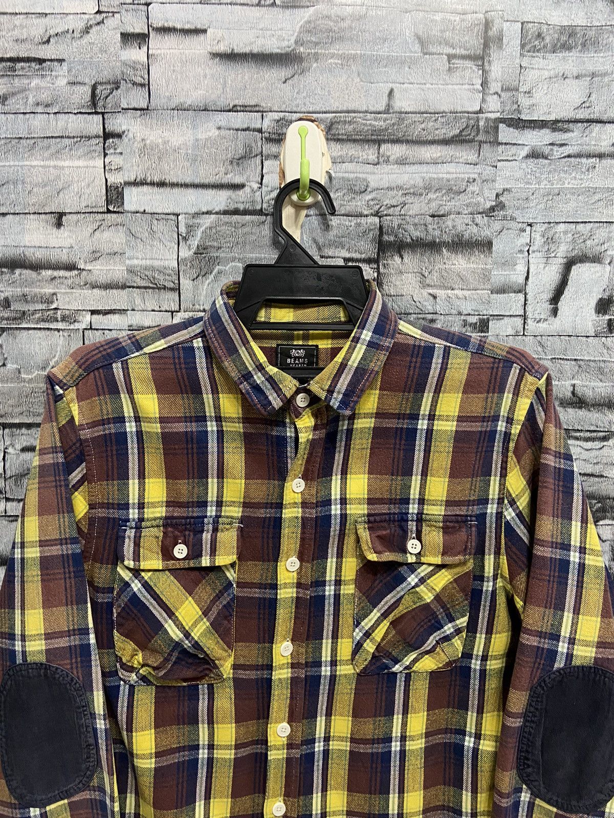 Beams Japan Vintage Beams Flannel double pocket size L Size US L / EU 52-54 / 3 - 2 Thumbnail