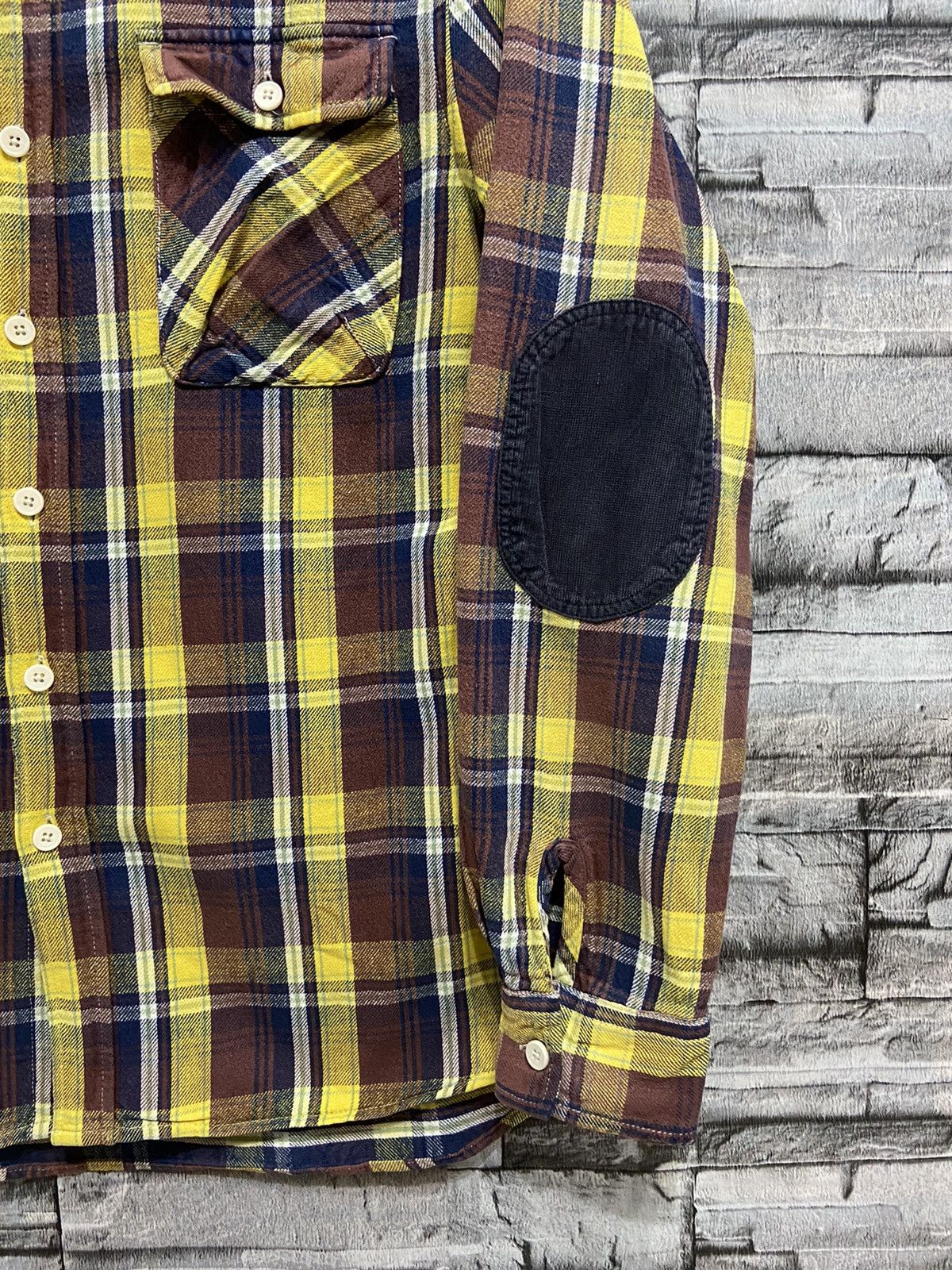Beams Japan Vintage Beams Flannel double pocket size L Size US L / EU 52-54 / 3 - 5 Thumbnail