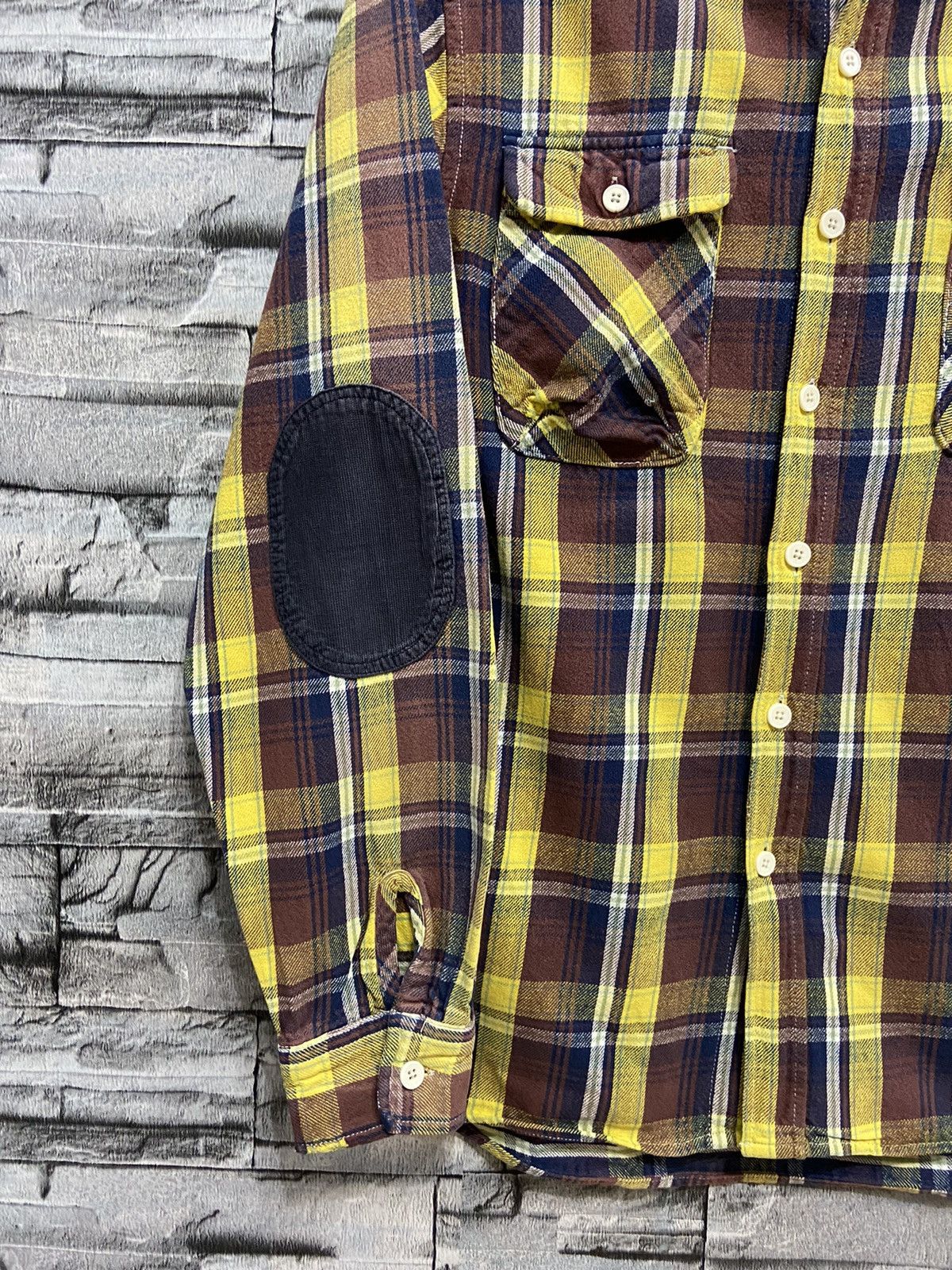 Beams Japan Vintage Beams Flannel double pocket size L Size US L / EU 52-54 / 3 - 4 Thumbnail