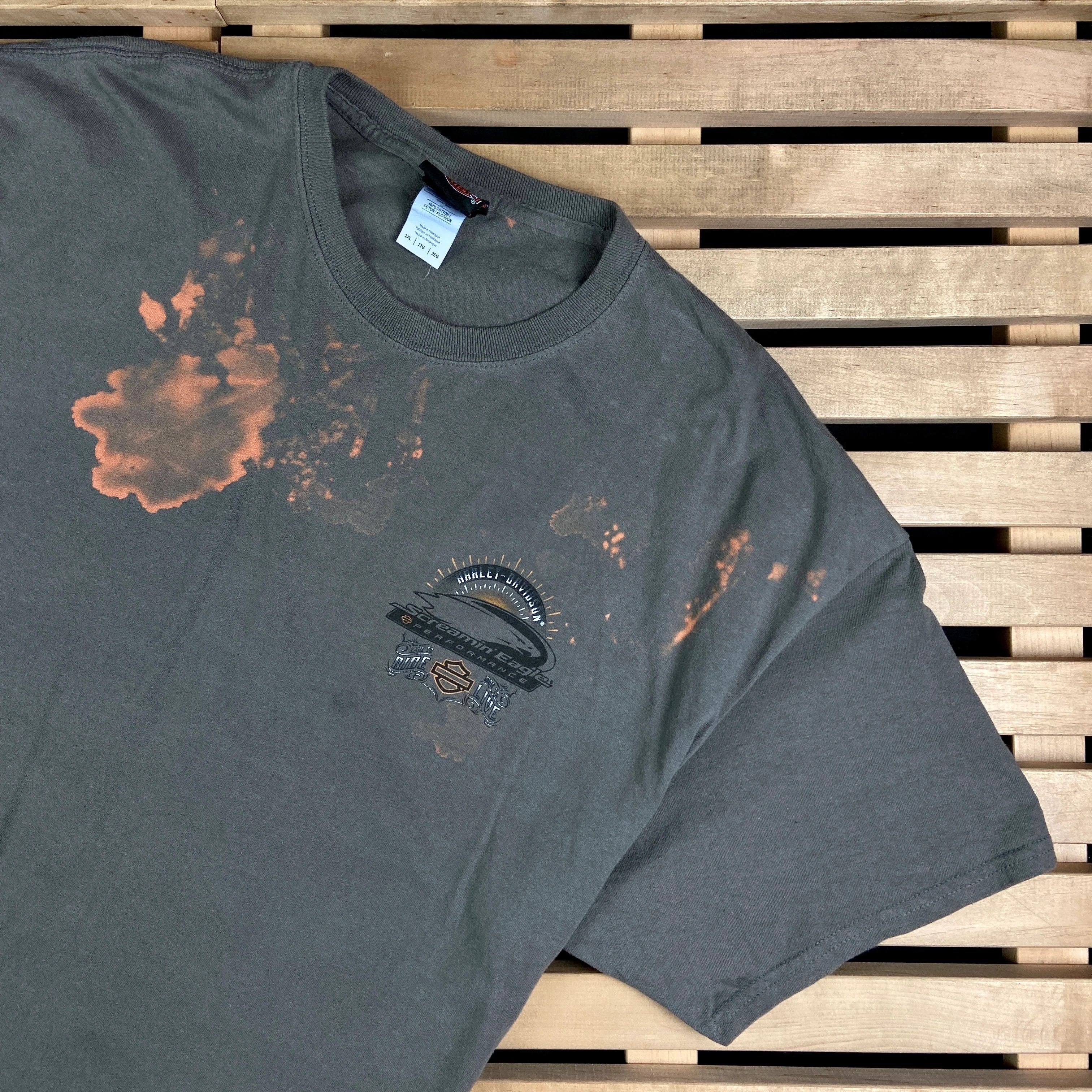 Harley Davidson × Vintage Mens Vintage T Shirt Harley Davidson Size XXL 2XL Size US XL / EU 56 / 4 - 2 Thumbnail