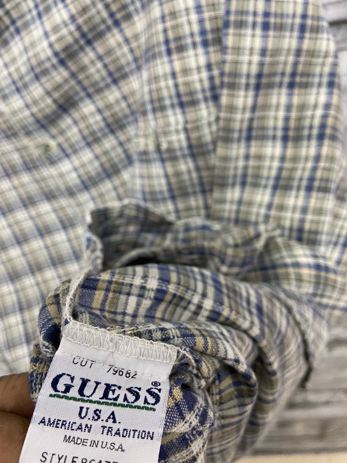 Guess Vintage Guess Jeans Usa Flannel single pocket Size US L / EU 52-54 / 3 - 8 Thumbnail