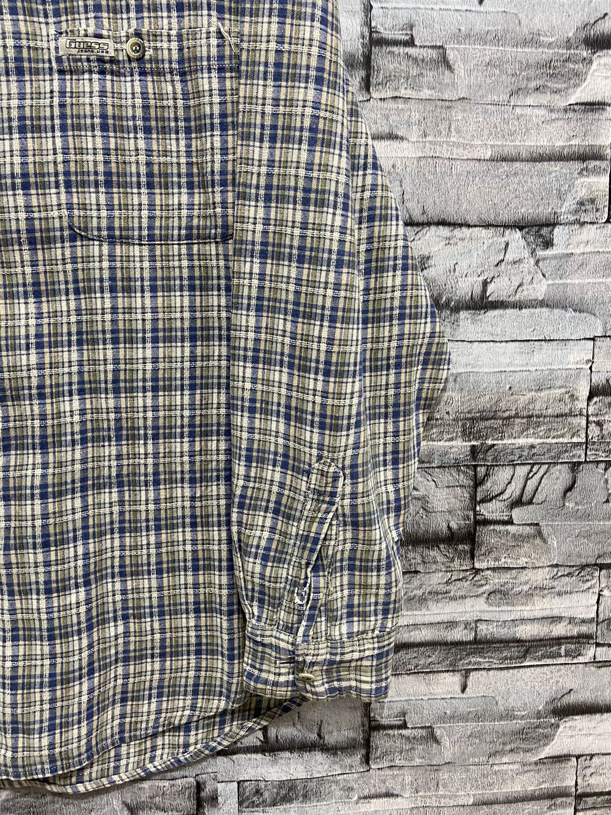 Guess Vintage Guess Jeans Usa Flannel single pocket Size US L / EU 52-54 / 3 - 6 Thumbnail