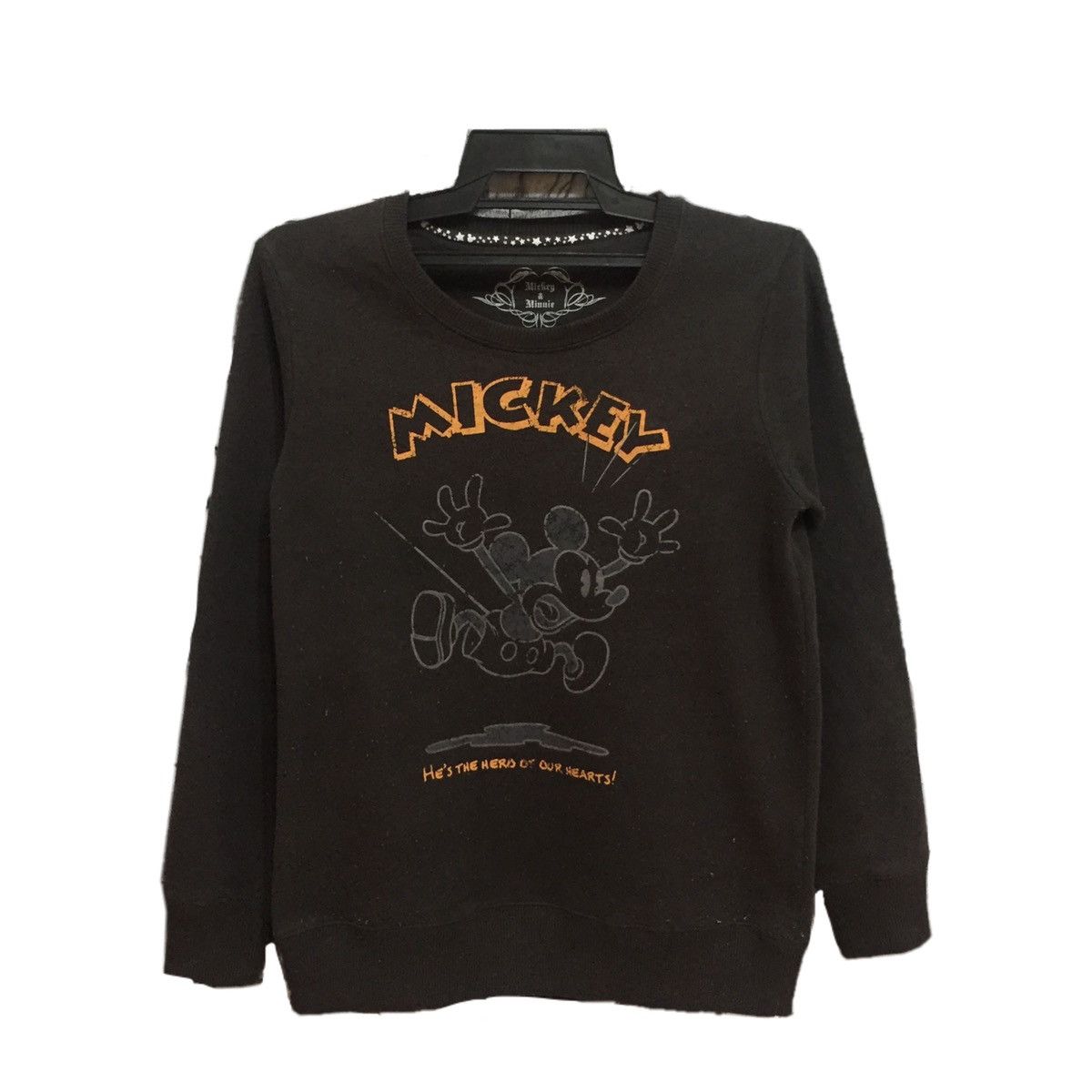 Disney Mickey Mouse sweatshirt big logo cartoon L fit M Size US M / EU 48-50 / 2 - 1 Thumbnail