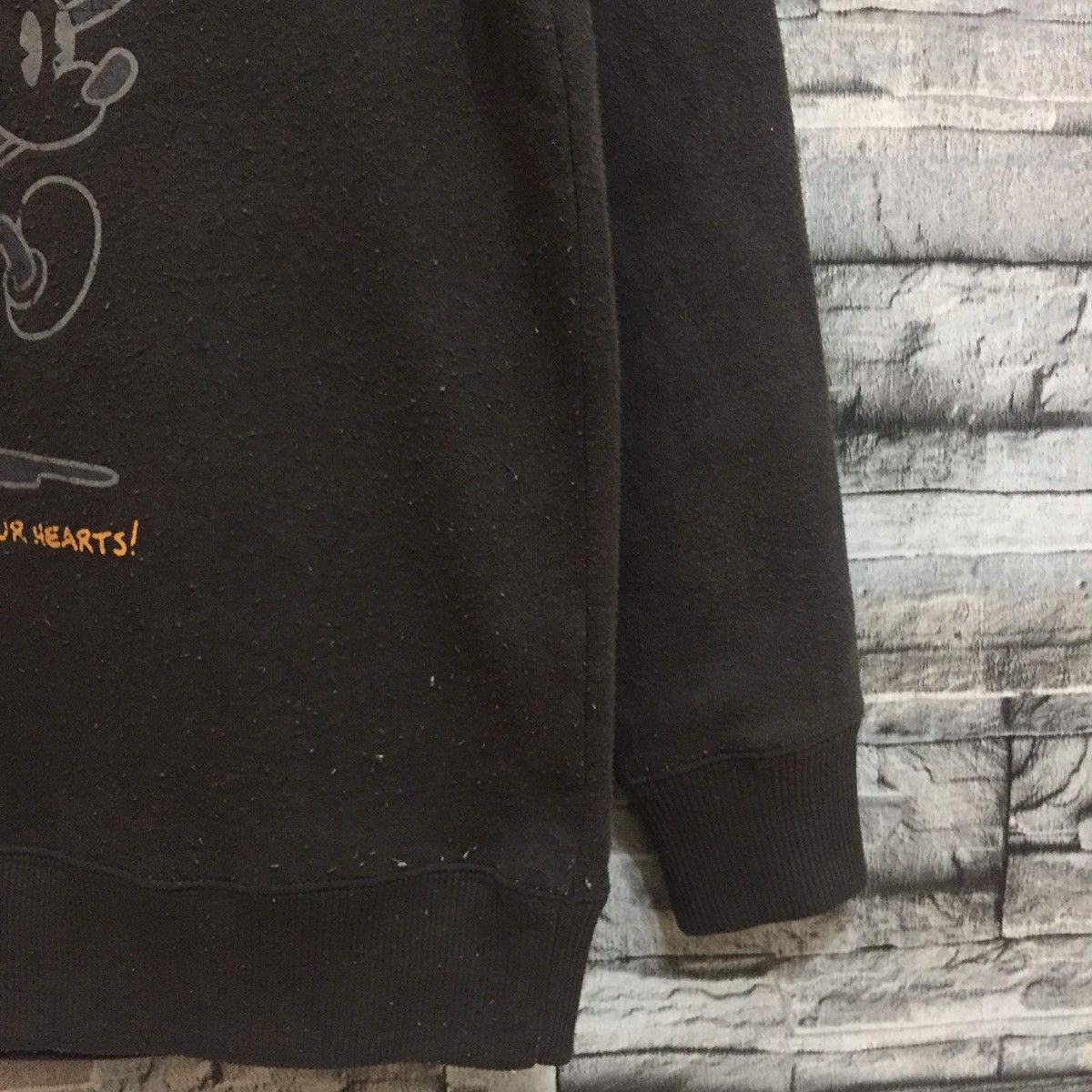 Disney Mickey Mouse sweatshirt big logo cartoon L fit M Size US M / EU 48-50 / 2 - 6 Thumbnail