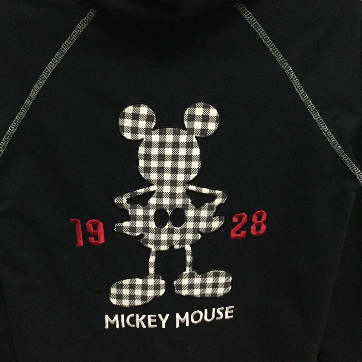 Mickey Mouse Vintage Mickey Mouse hoodie big logo embroidered Size L / US 10 / IT 46 - 3 Thumbnail