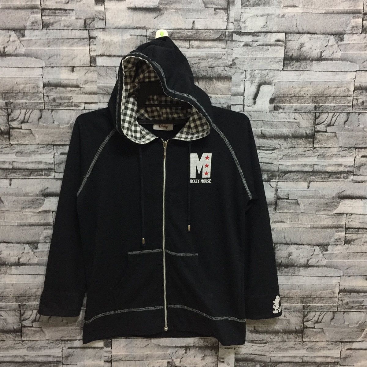 Mickey Mouse Vintage Mickey Mouse hoodie big logo embroidered Size L / US 10 / IT 46 - 4 Thumbnail