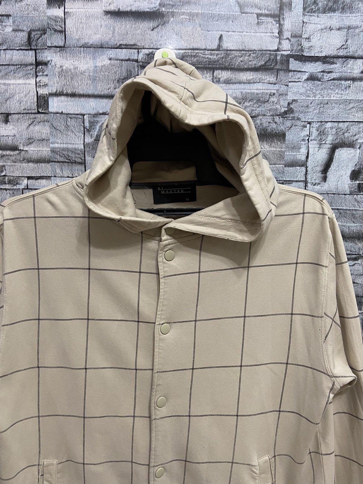 Japanese Brand RiMaster hoodie plaid design size M Size US M / EU 48-50 / 2 - 3 Thumbnail