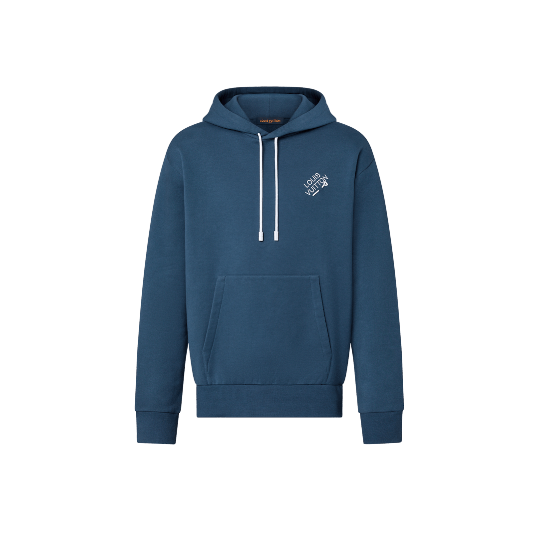 Embroidered Signature Cotton Hoodie