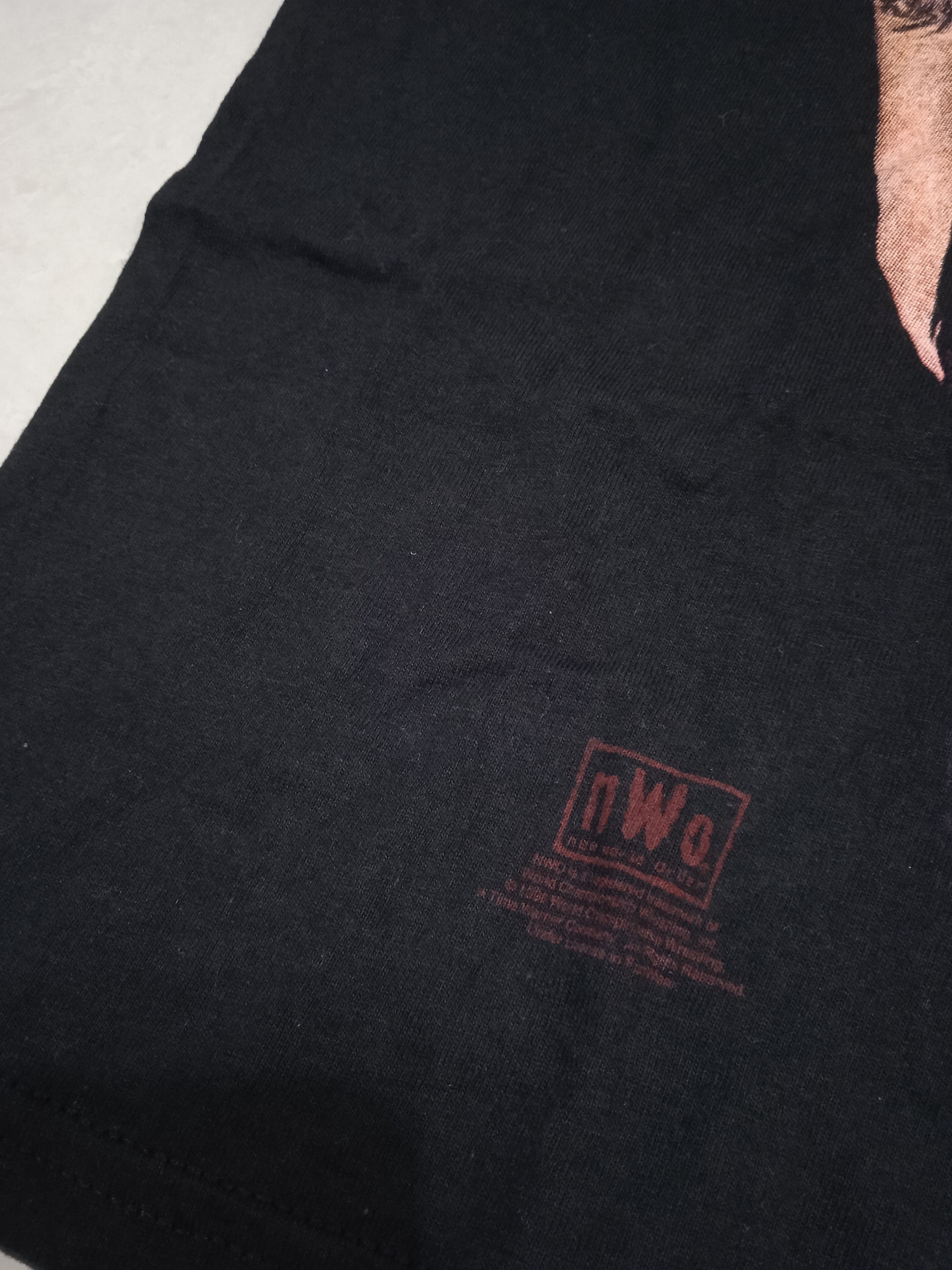 Vintage Vintage 90s WCW NWO Kevin Nash Diesel T-Shirt Size US L / EU 52-54 / 3 - 3 Thumbnail