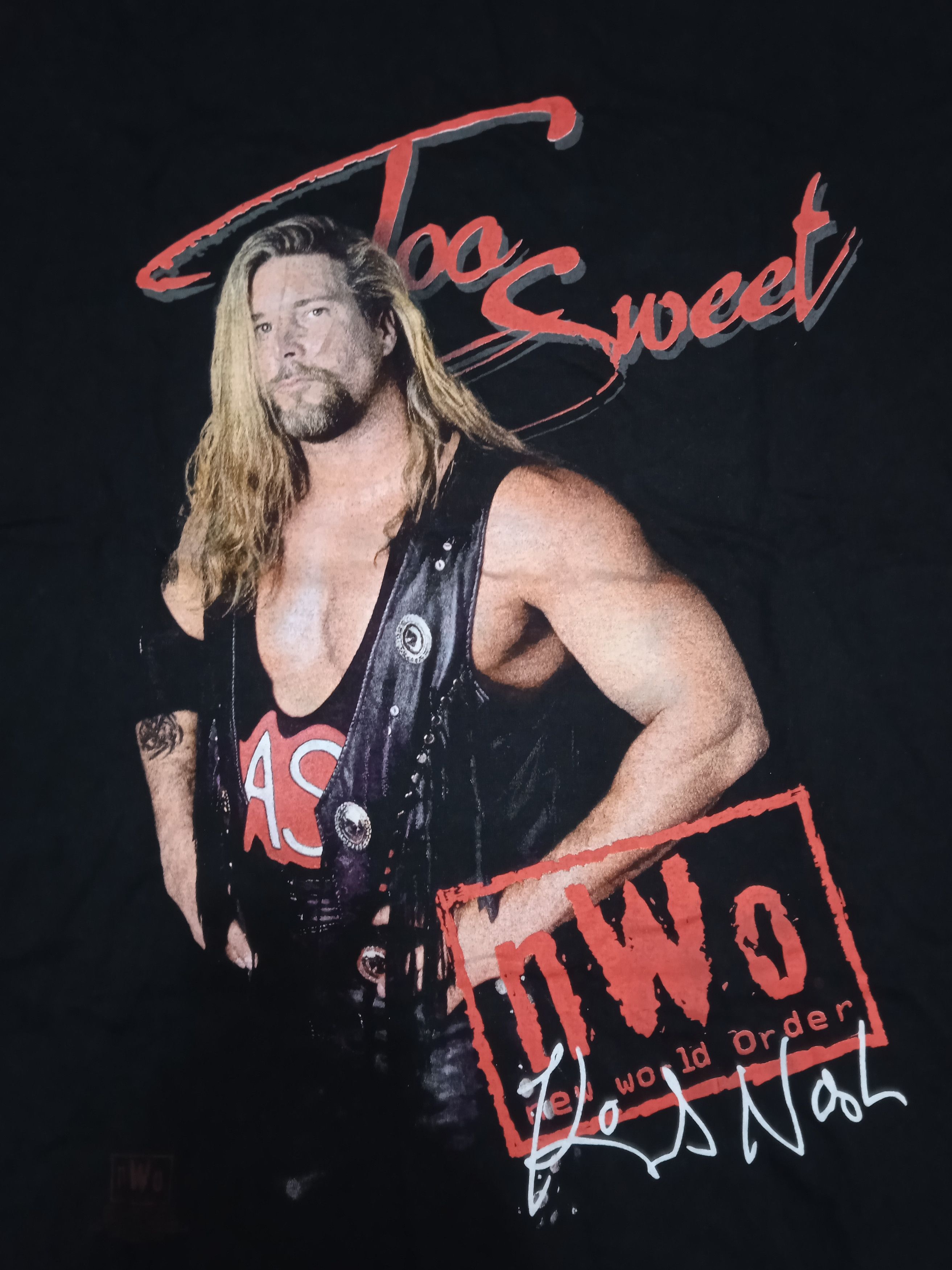 Vintage Vintage 90s WCW NWO Kevin Nash Diesel T-Shirt Size US L / EU 52-54 / 3 - 4 Thumbnail