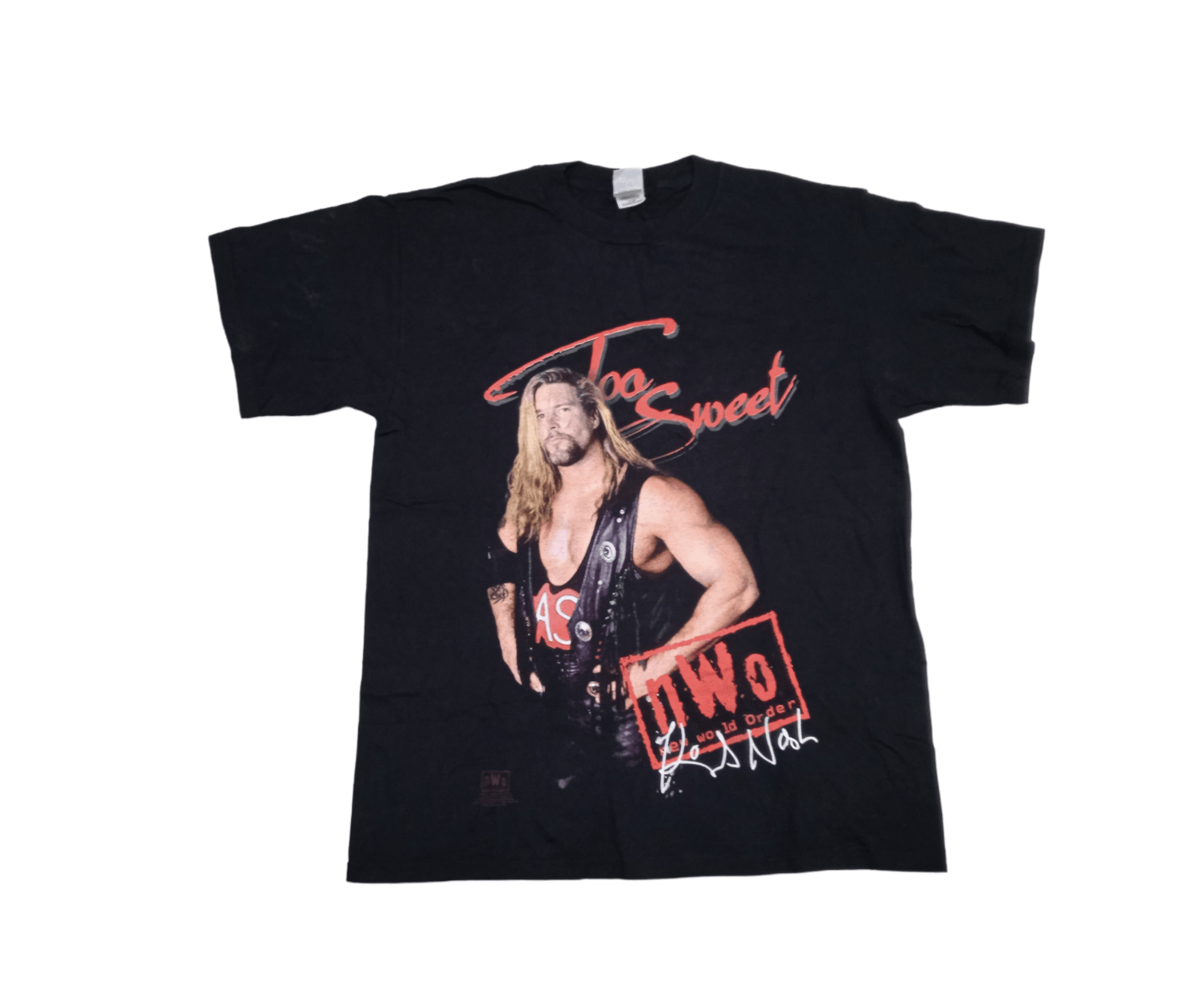 Vintage Vintage 90s WCW NWO Kevin Nash Diesel T-Shirt Size US L / EU 52-54 / 3 - 1 Thumbnail