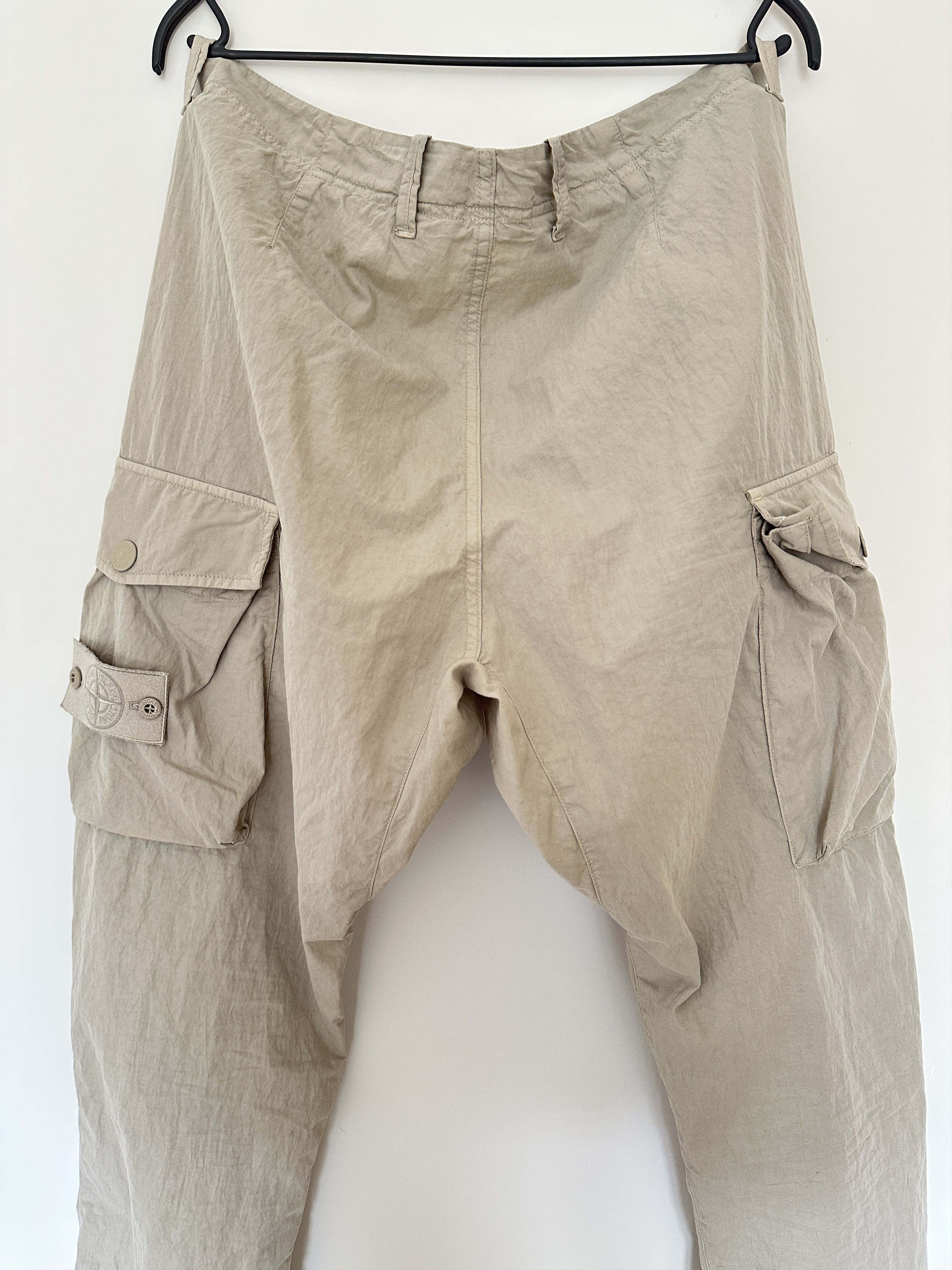 Stone Island Stone Island Ghost Piece Cargo Pants Beige Size US 33 - 3 Thumbnail